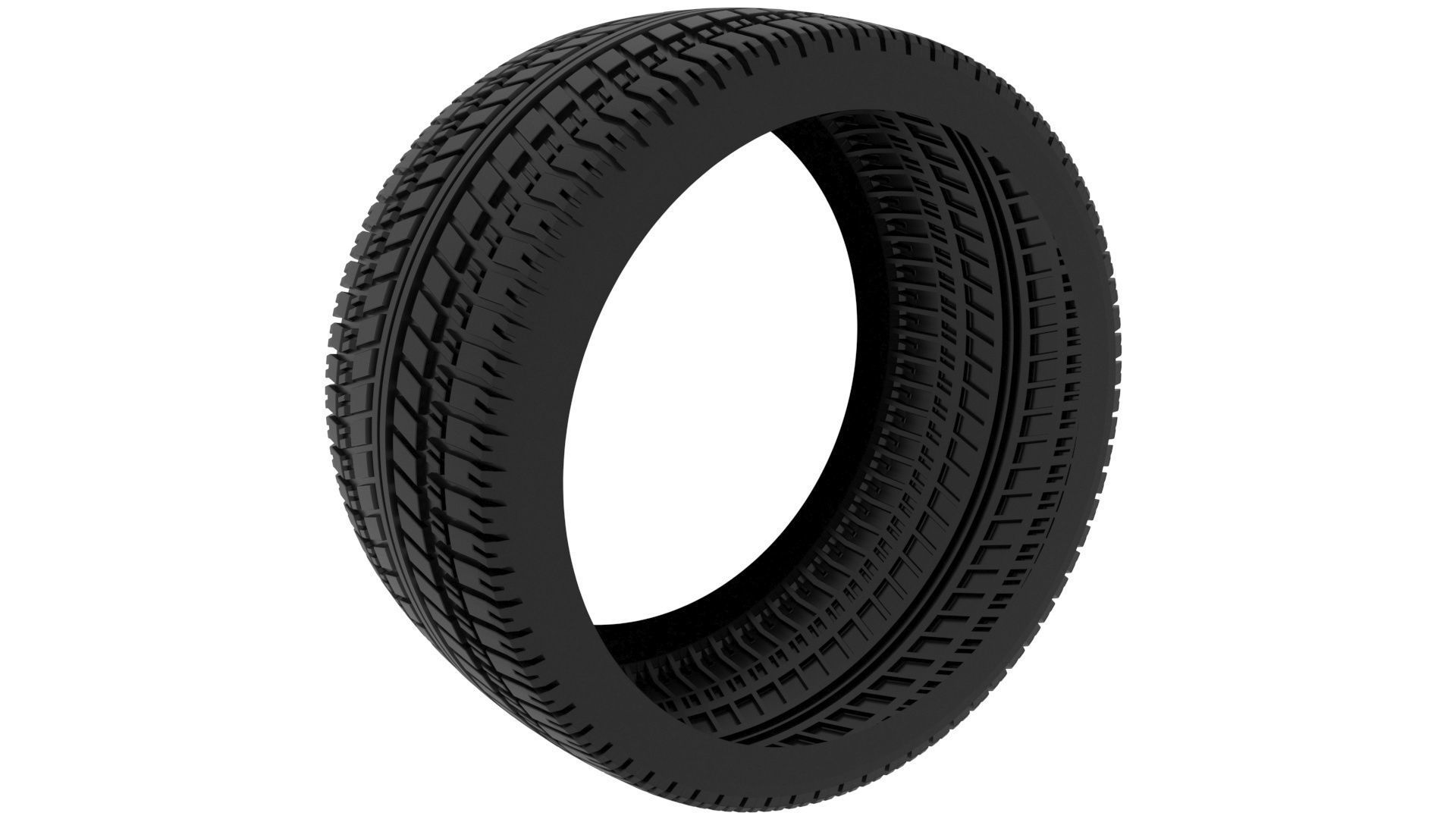 Car Wheel 3D model_9