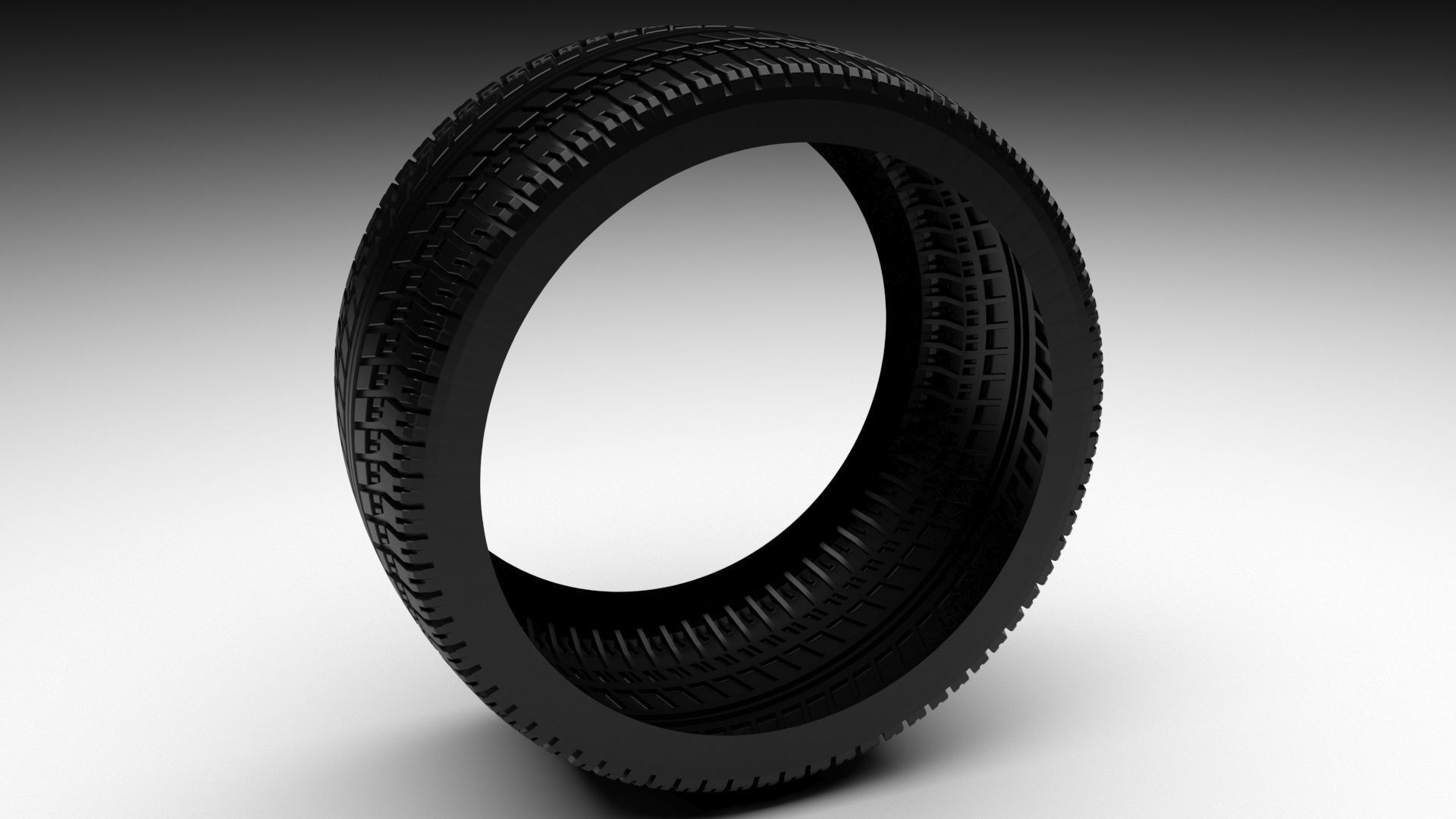 Car Wheel 3D model_4