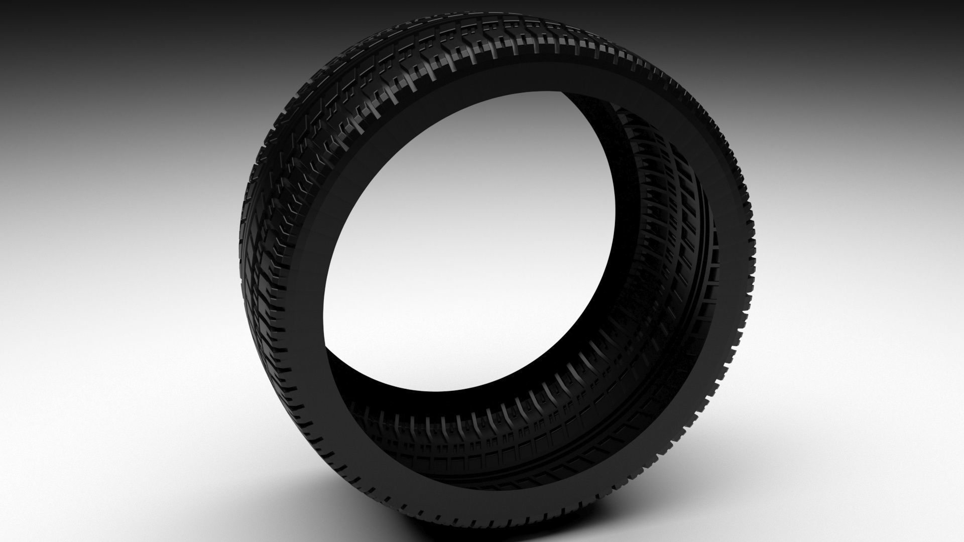 Car Wheel 3D model_2