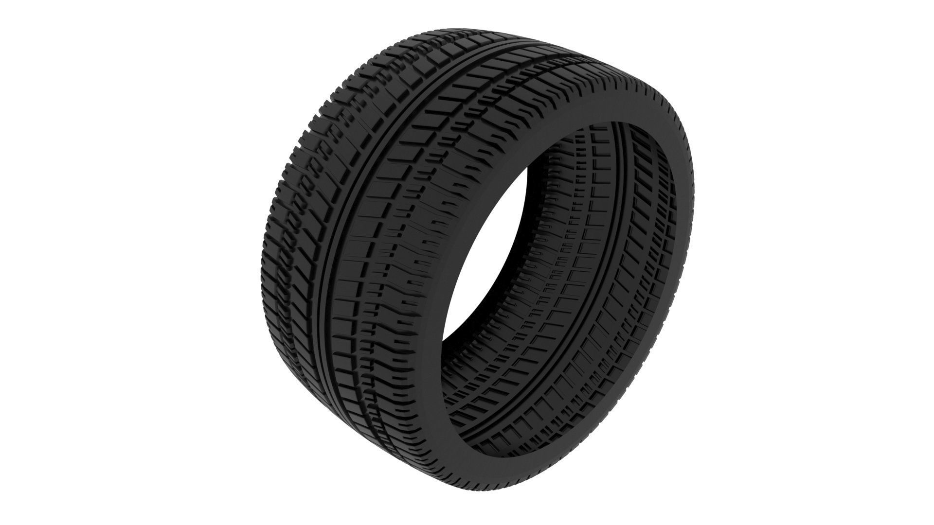 Car Wheel 3D model_7