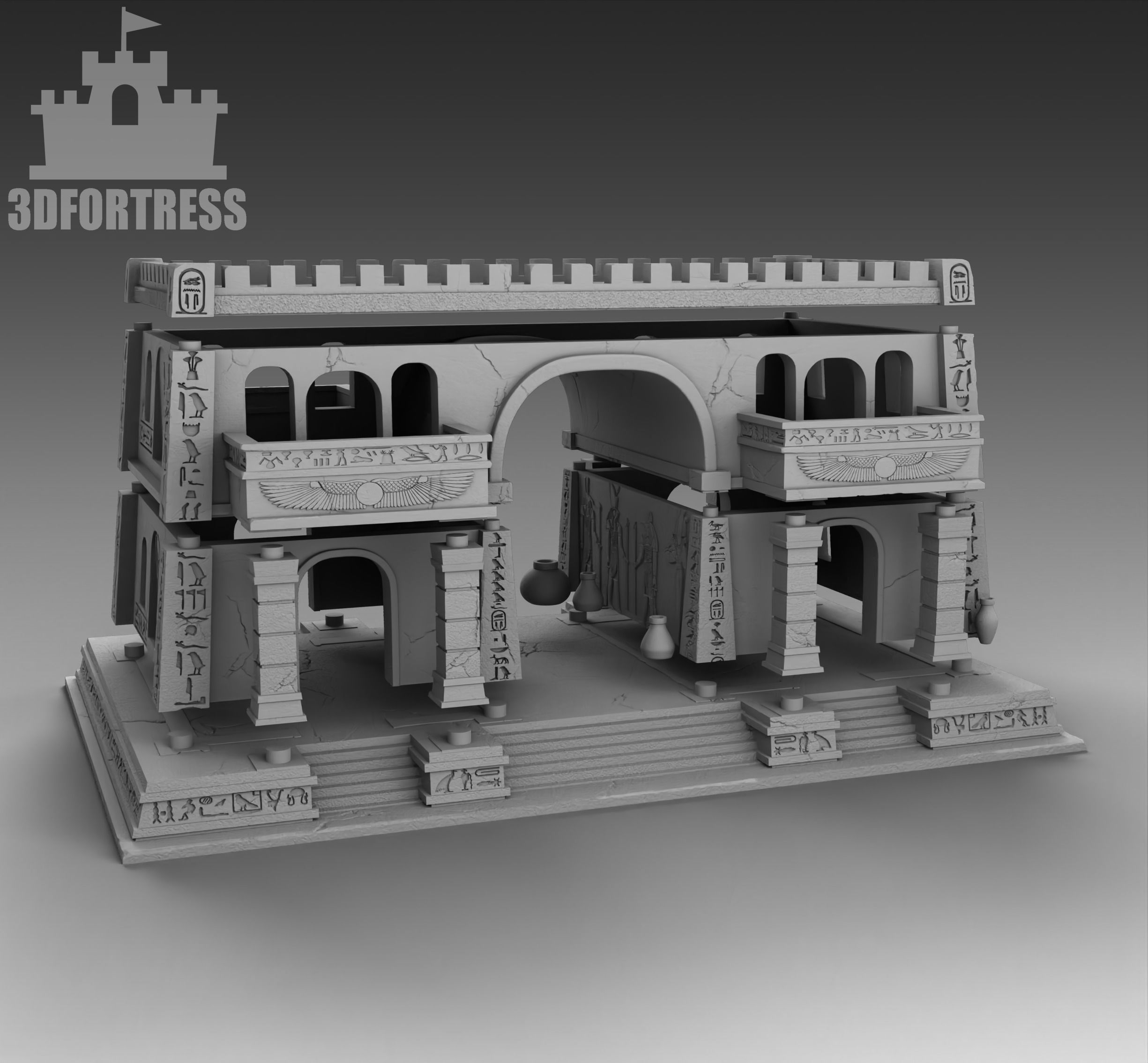 Arch 2 3D print model_3