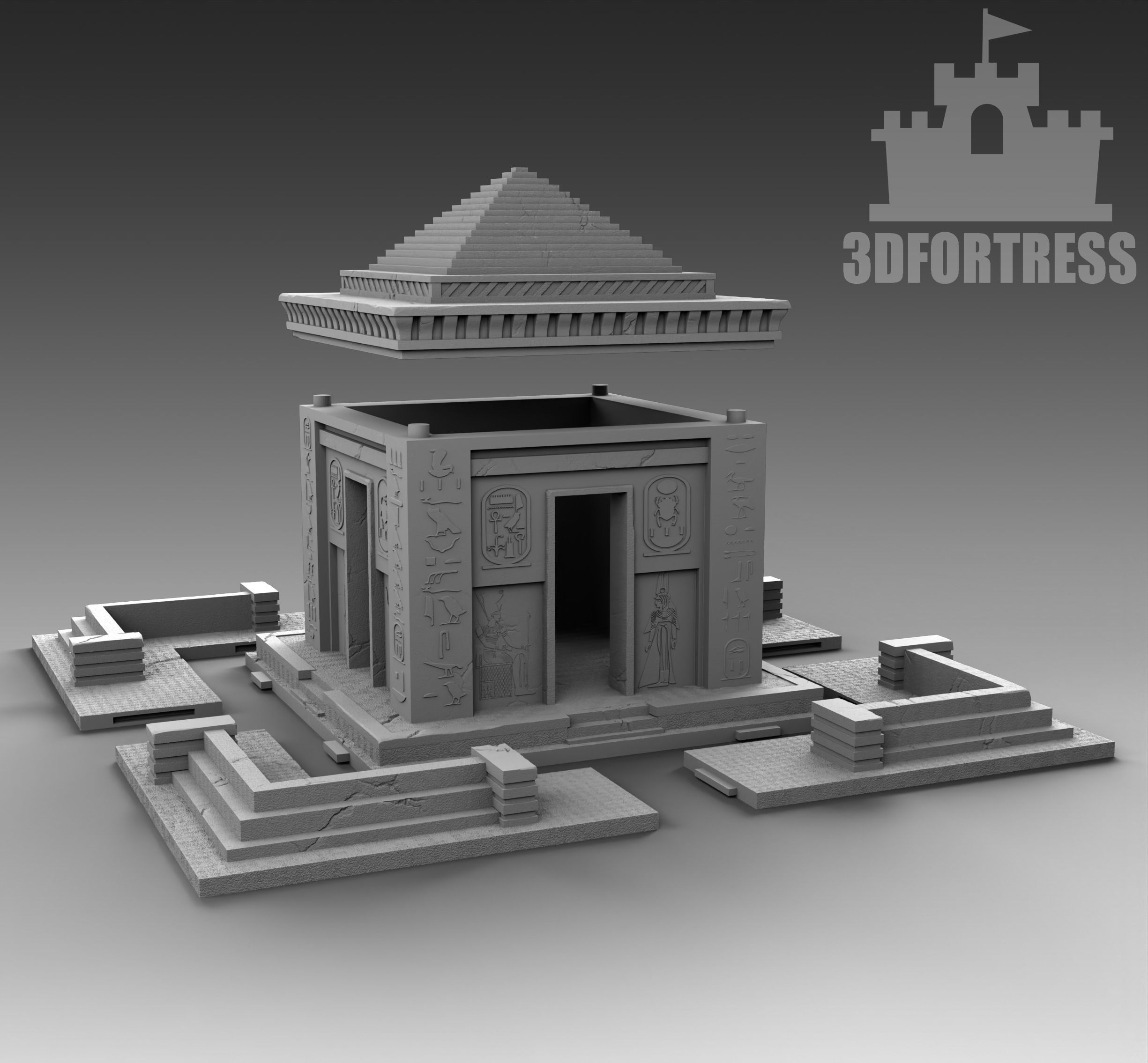 Arch 1 3D print model_3