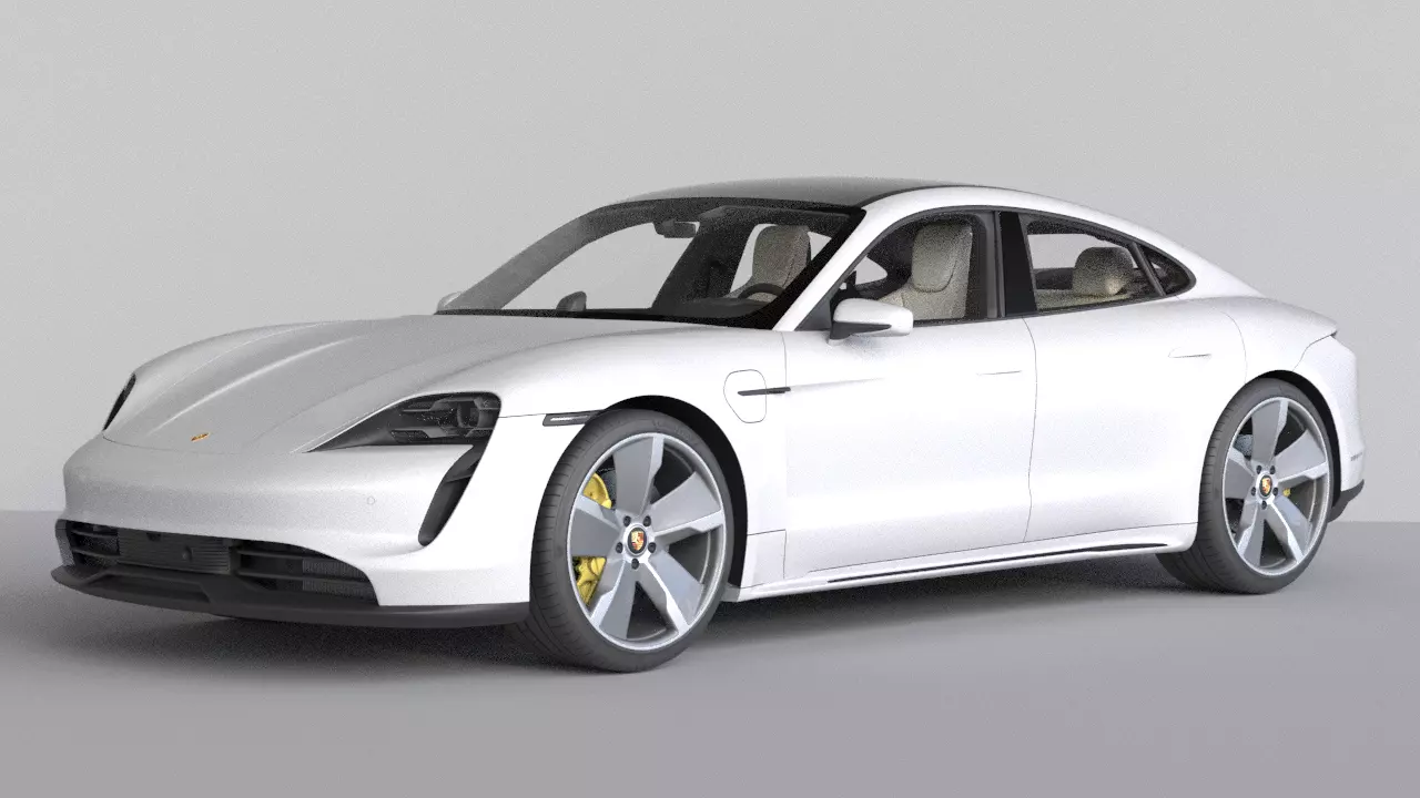 2025 Porsche Taycan 3D model