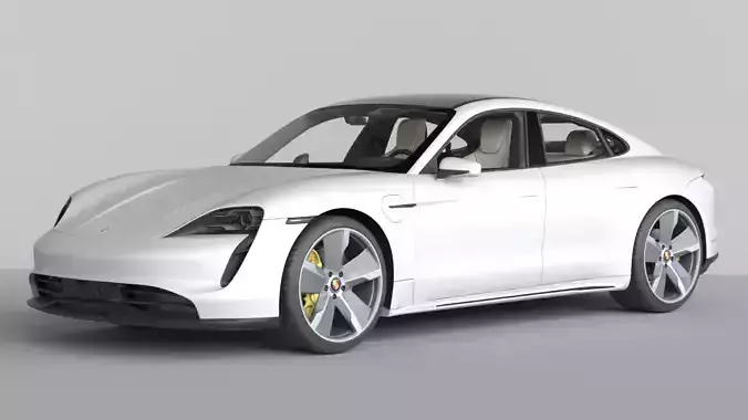 2025 Porsche Taycan 3D model