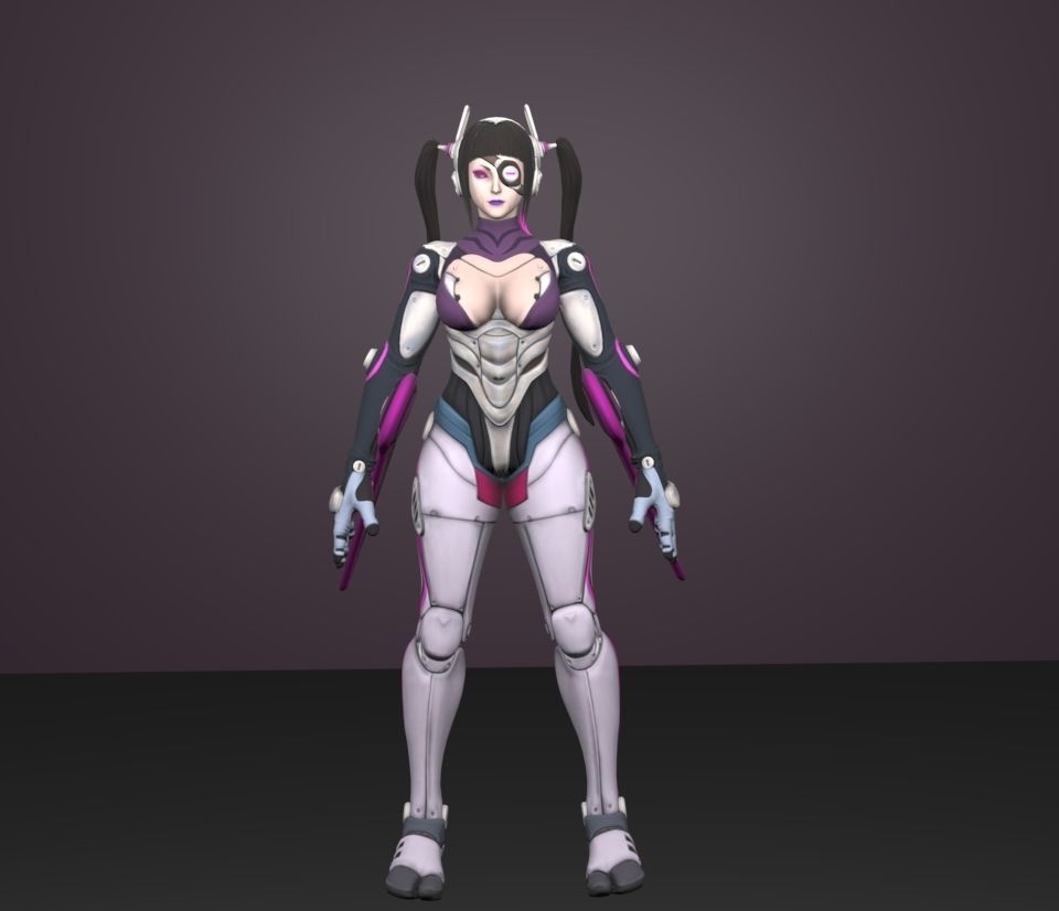 mecha juri 3D model_1