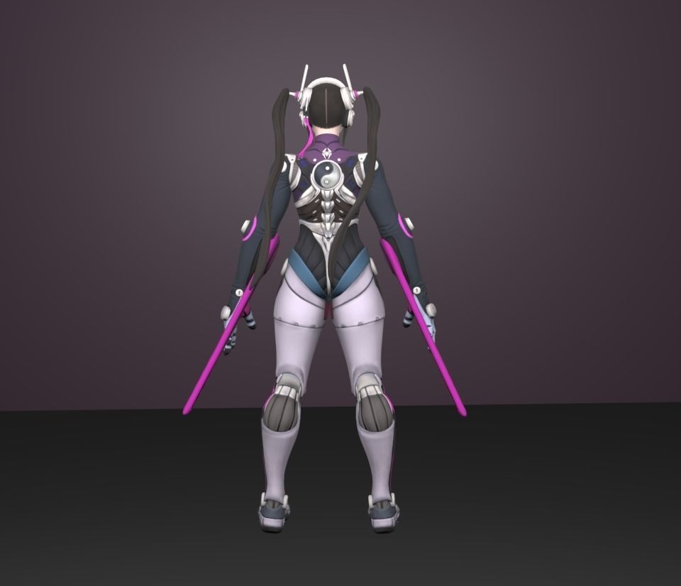 mecha juri 3D model_4