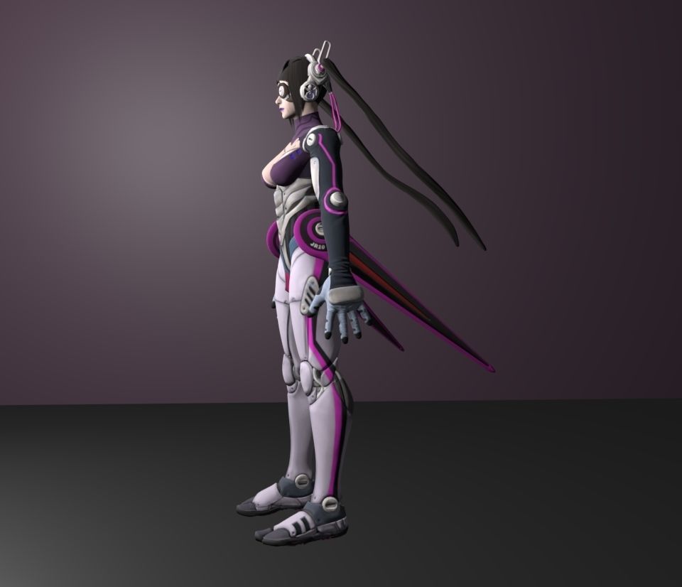mecha juri 3D model_3