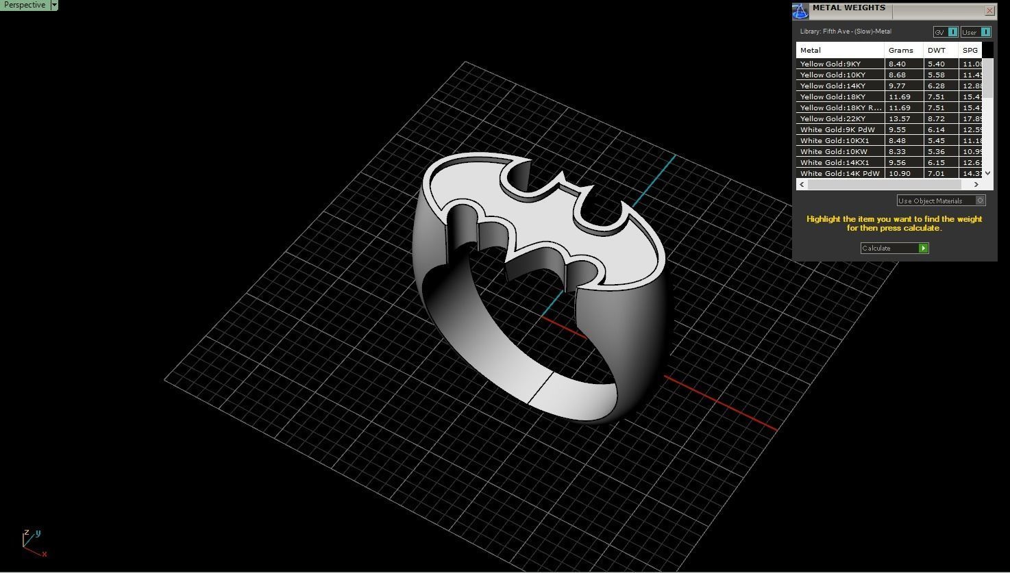 Batman ring model 873 3D print model_6