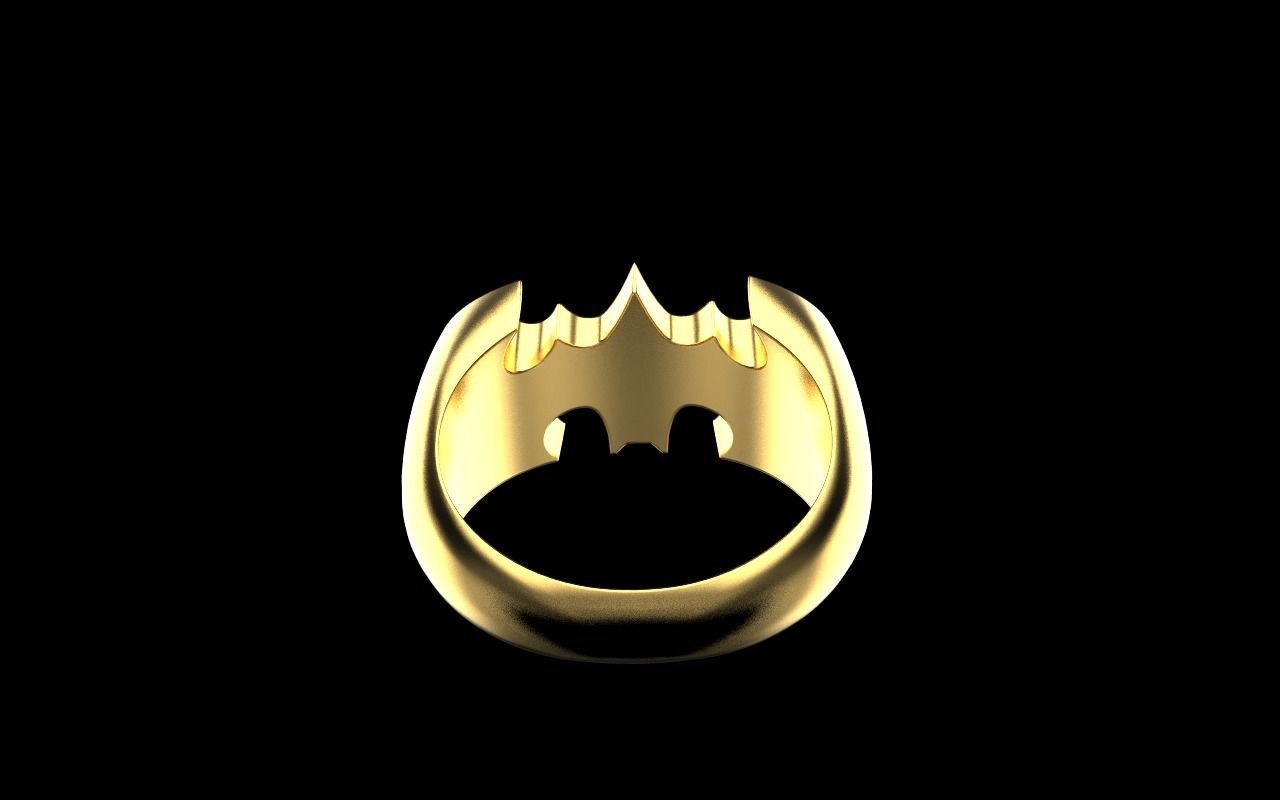 Batman ring model 873 3D print model_4