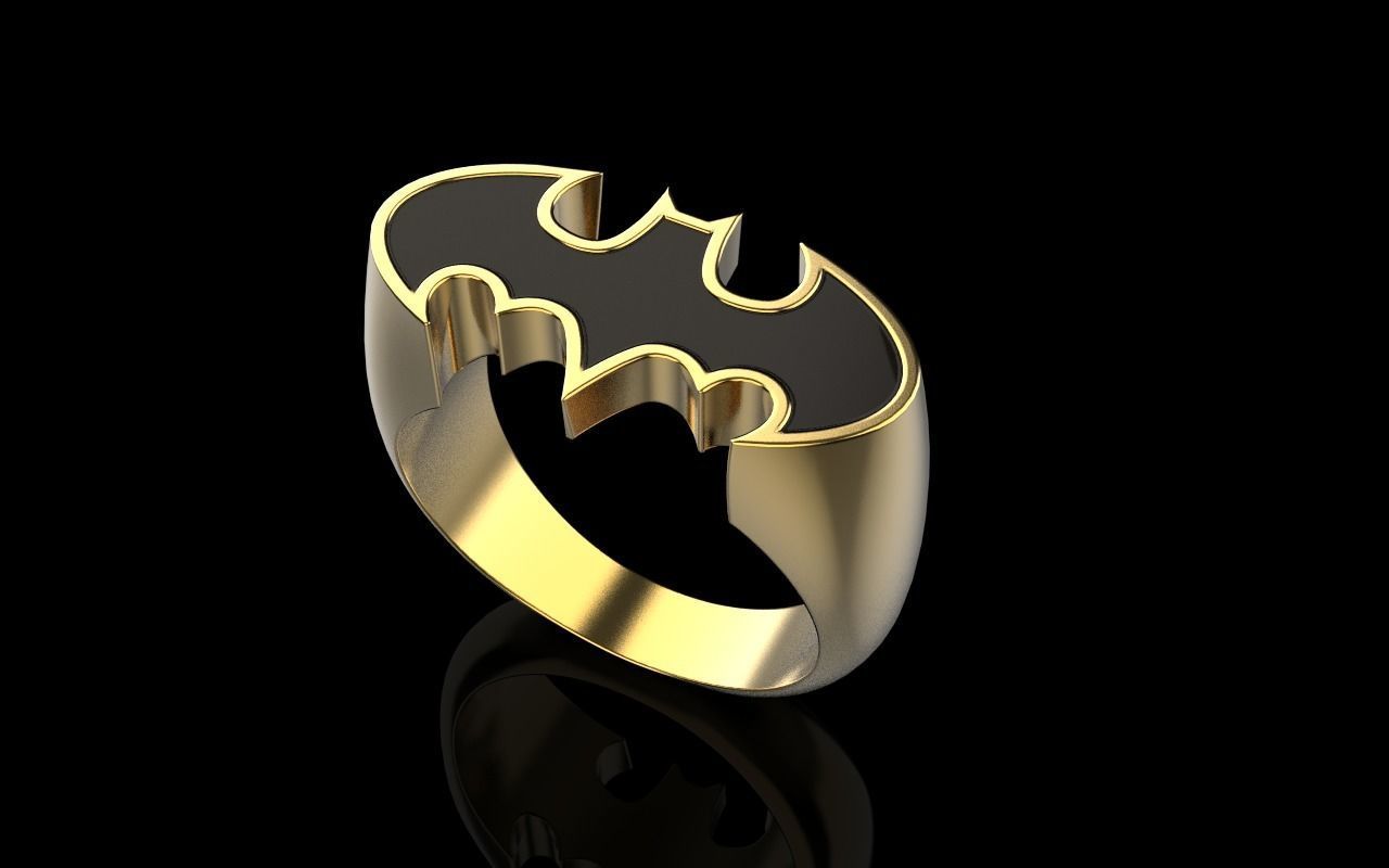 Batman ring model 873 3D print model_3