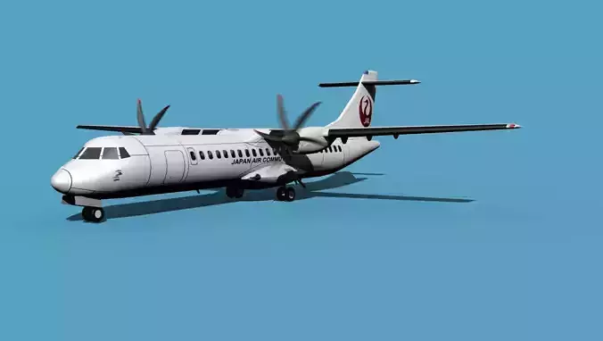 ATR  ATR-72-600 Japan Air Commuter 3D model