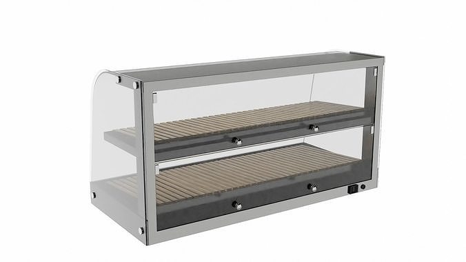 Bakery Display Case 3D model 2