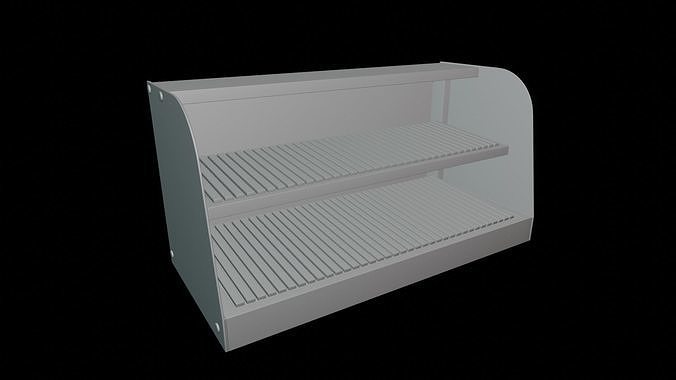Bakery Display Case 3D model 7