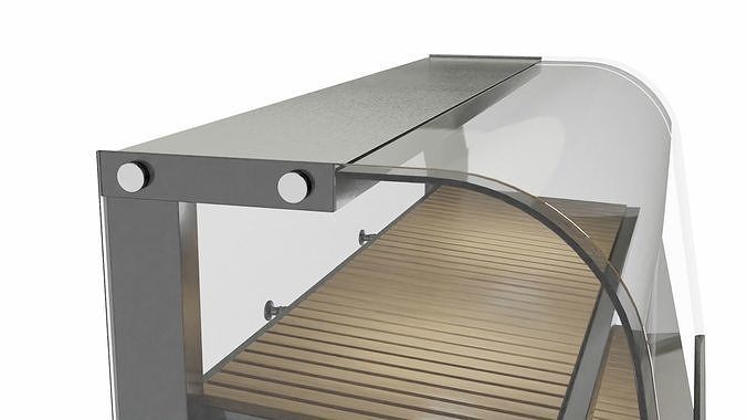 Bakery Display Case 3D model 5