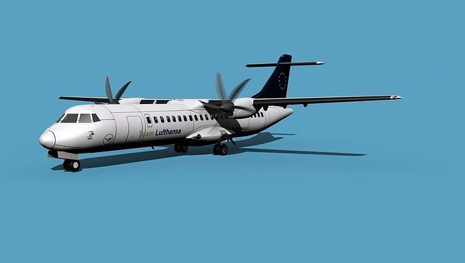 ATR  ATR-72-600 Lufthansa Team 3D model
