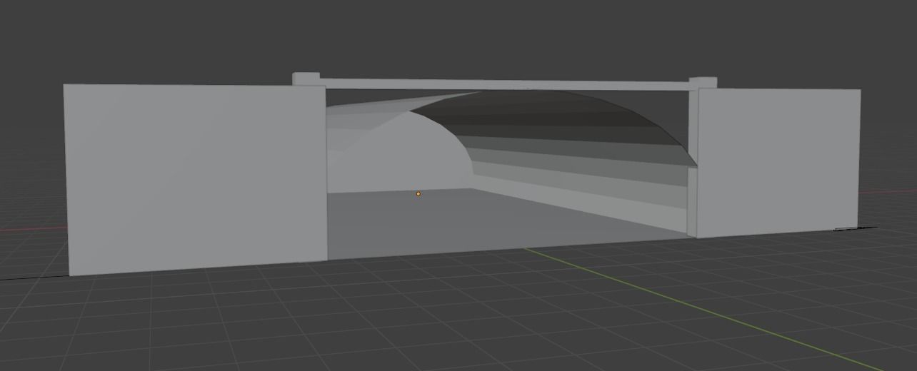 Aircraft Hanger V4 Low Poly with Animation Free low-poly 3D model_19