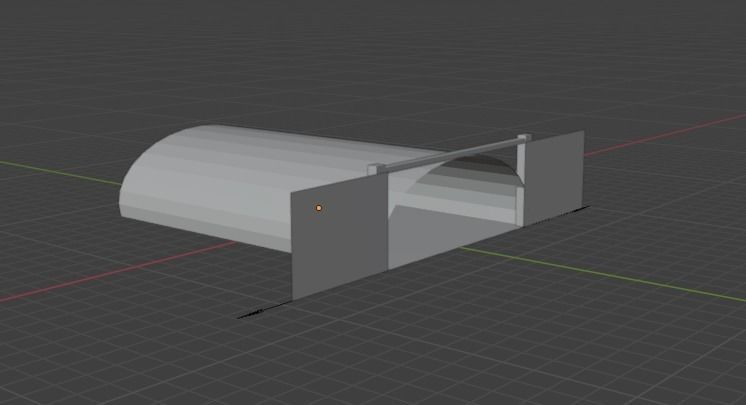 Aircraft Hanger V4 Low Poly with Animation Free low-poly 3D model_21