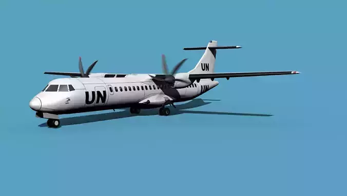 ATR  ATR-72-600 UN 3D model