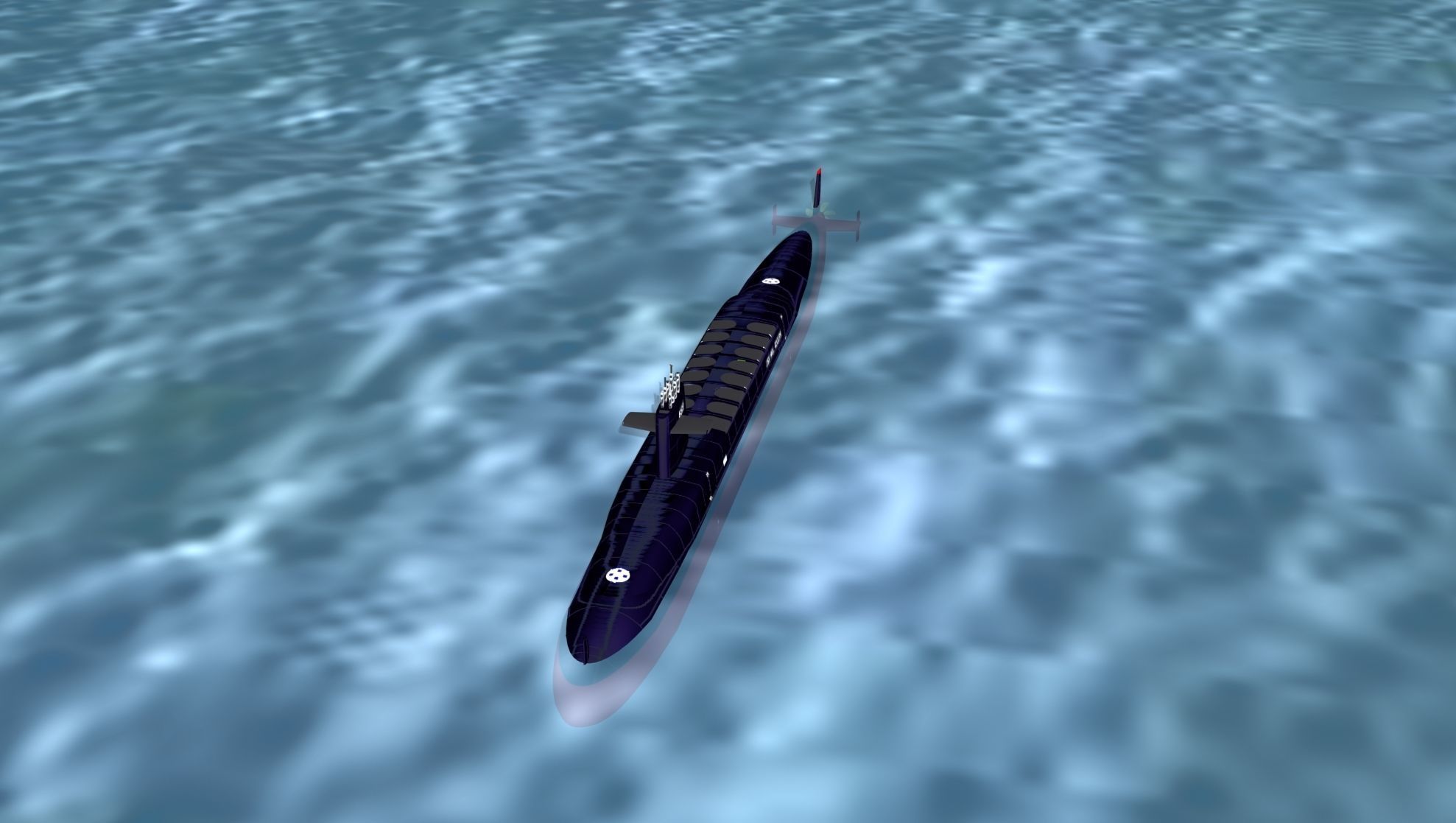 Ben Franklin Class USS Benjamin Franklin SSBN-640 3D model_8