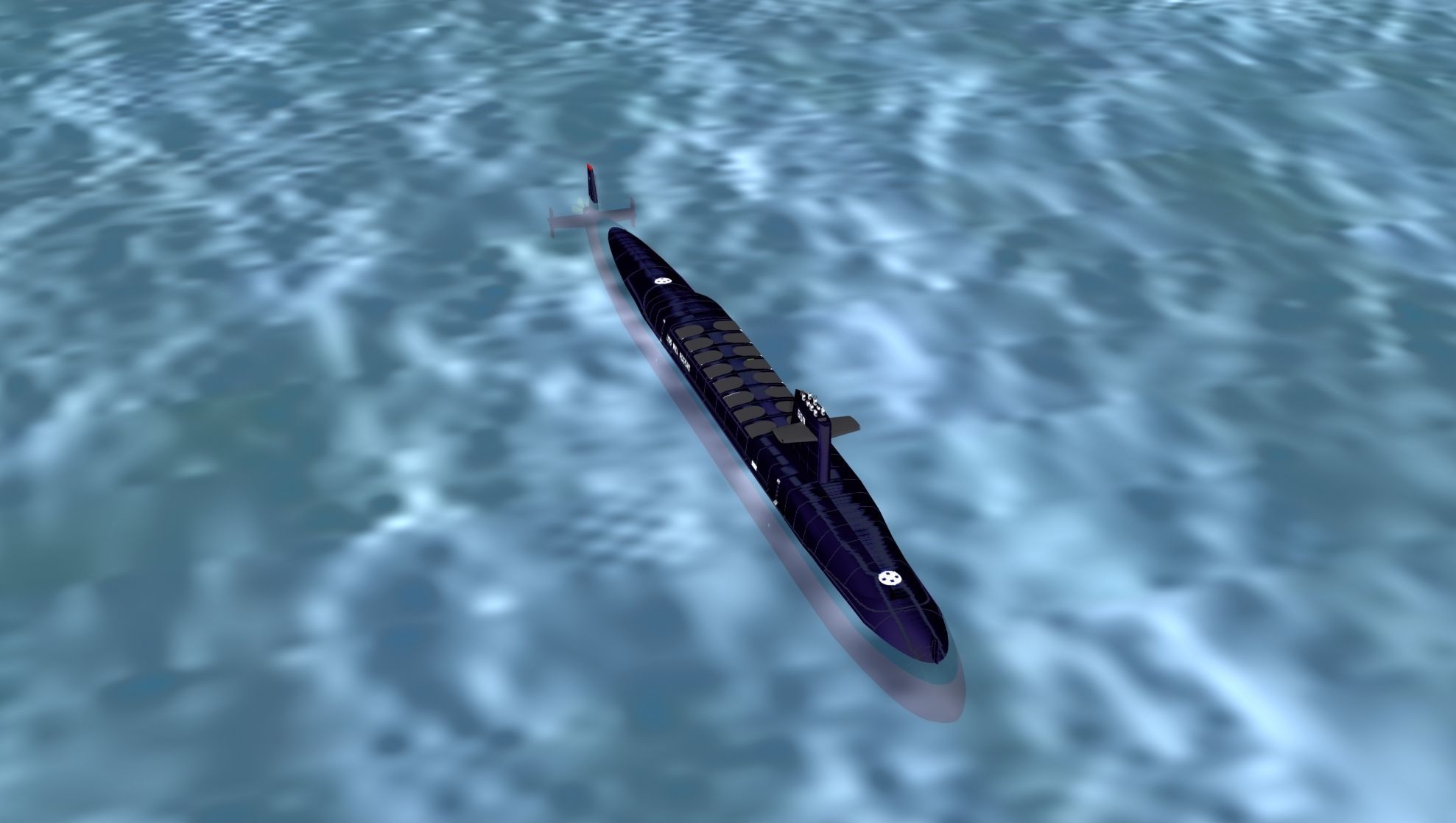 Ben Franklin Class USS Benjamin Franklin SSBN-640 3D model_9