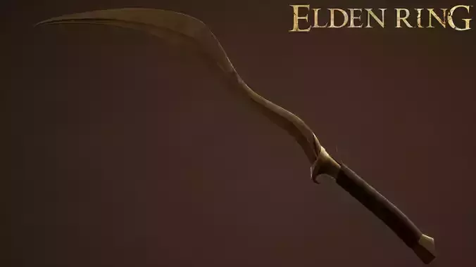 Bloodhound Fang Model Low-poly PBR Game Ready Low-poly 3D model