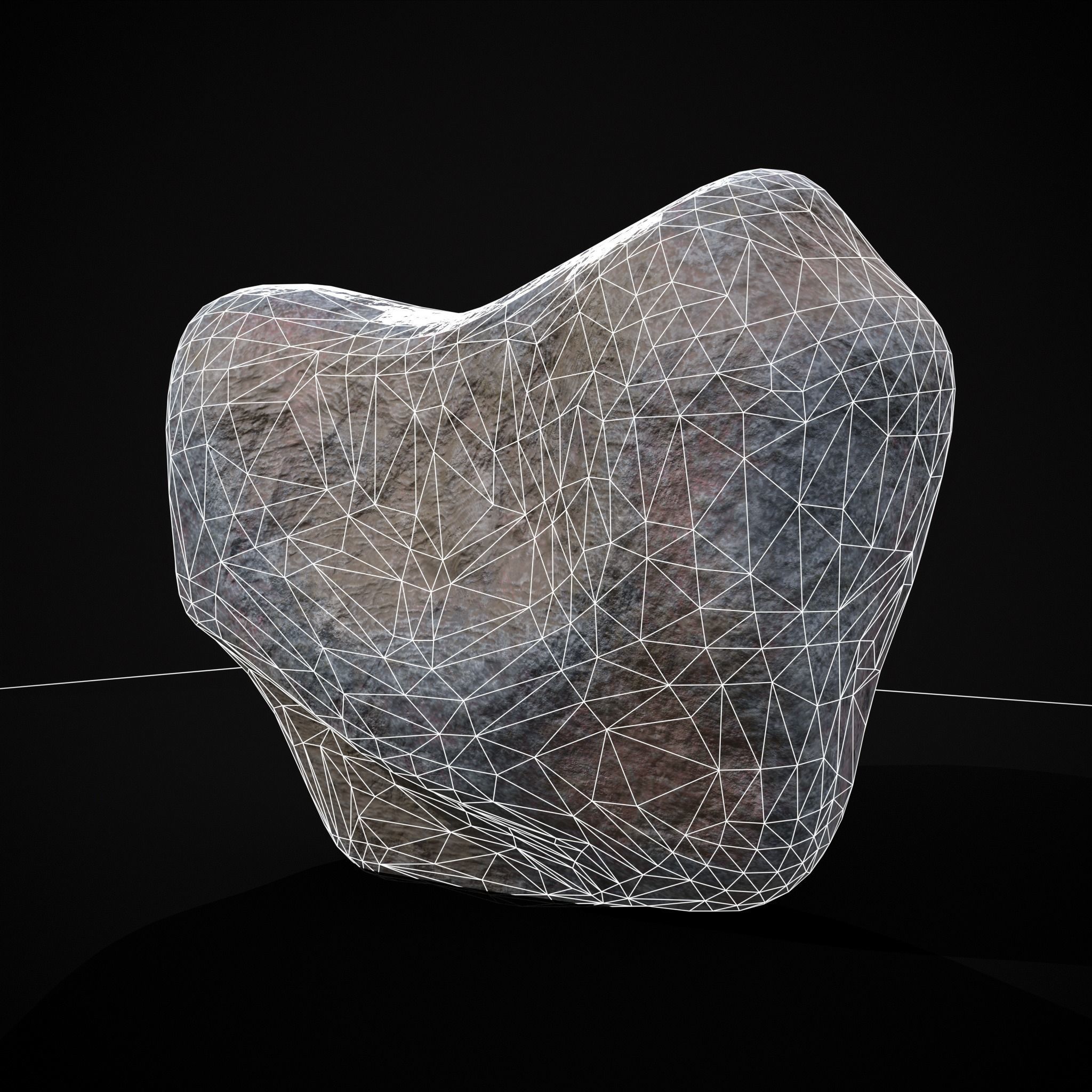 Medieval Animal Sculpture Low-poly 3D model_14