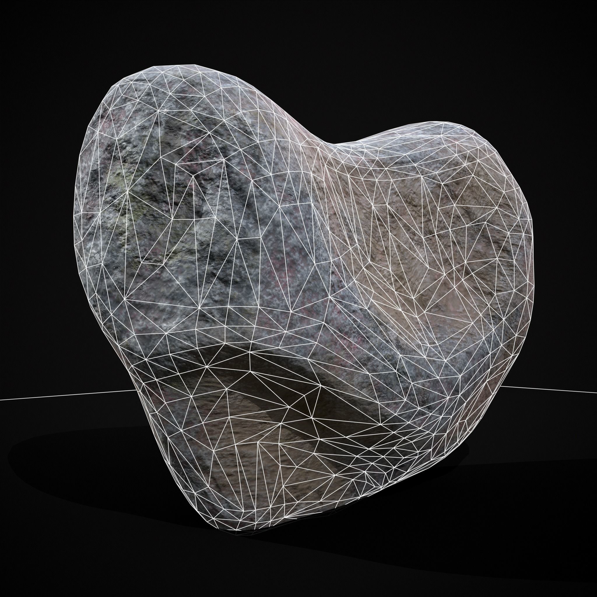 Medieval Animal Sculpture Low-poly 3D model_10