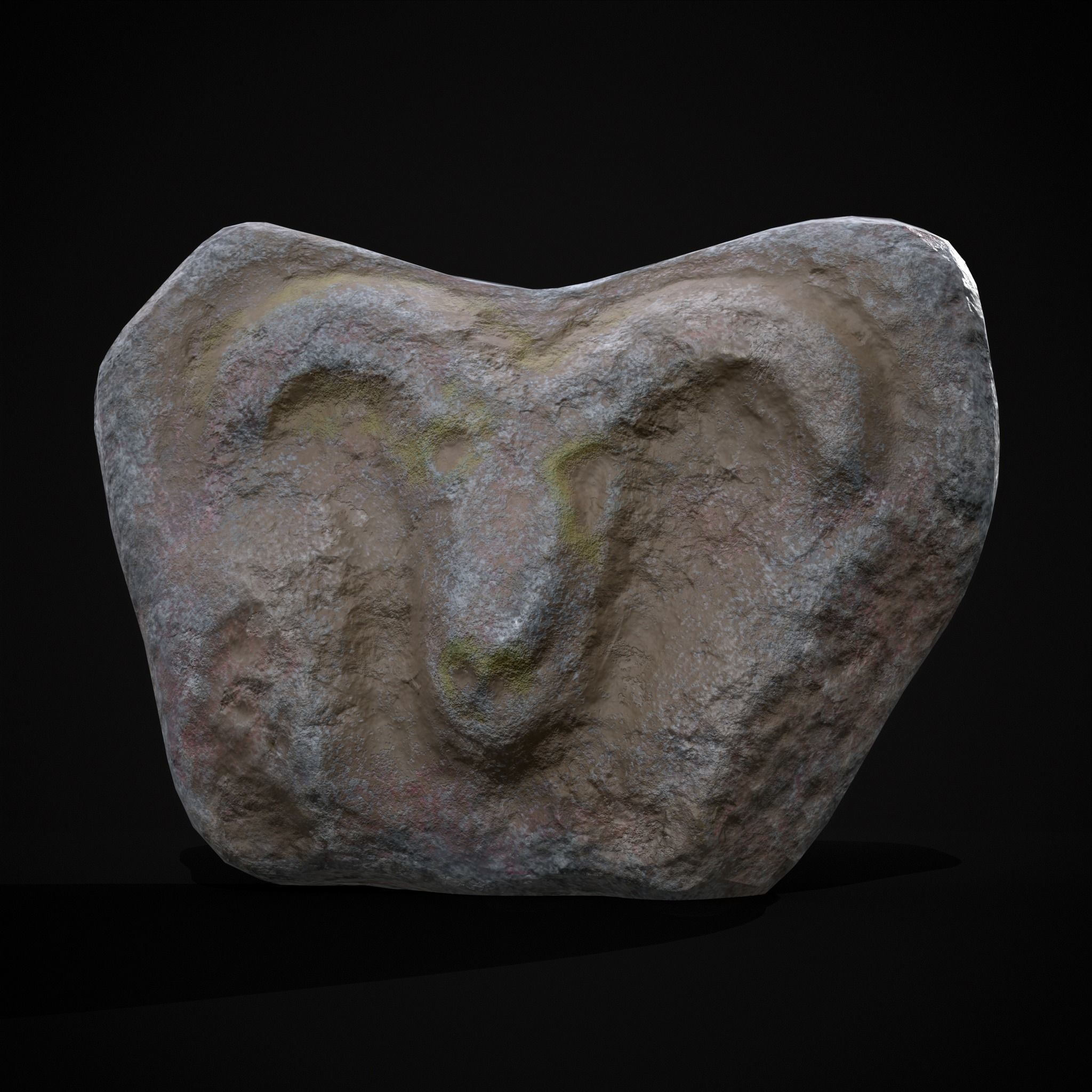 Medieval Animal Sculpture Low-poly 3D model_21