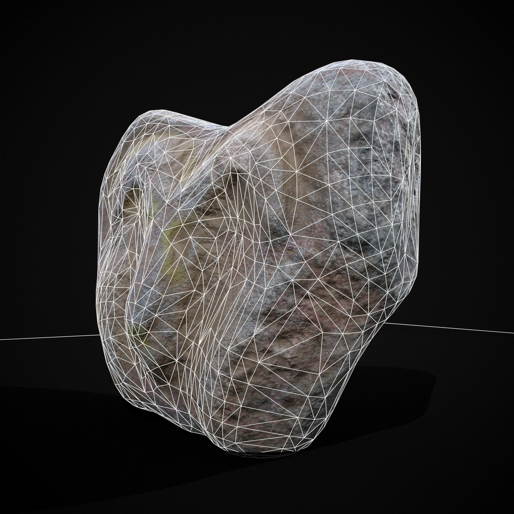 Medieval Animal Sculpture Low-poly 3D model_6