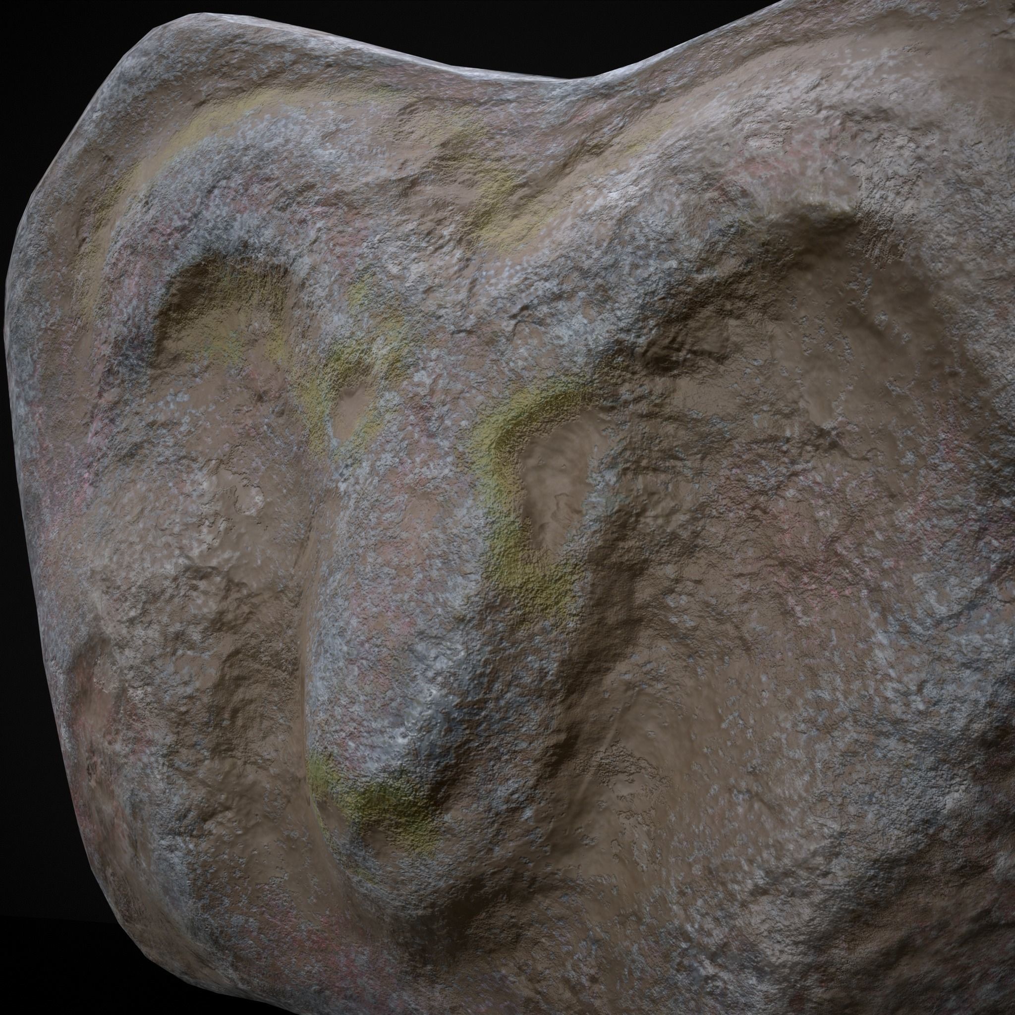 Medieval Animal Sculpture Low-poly 3D model_17