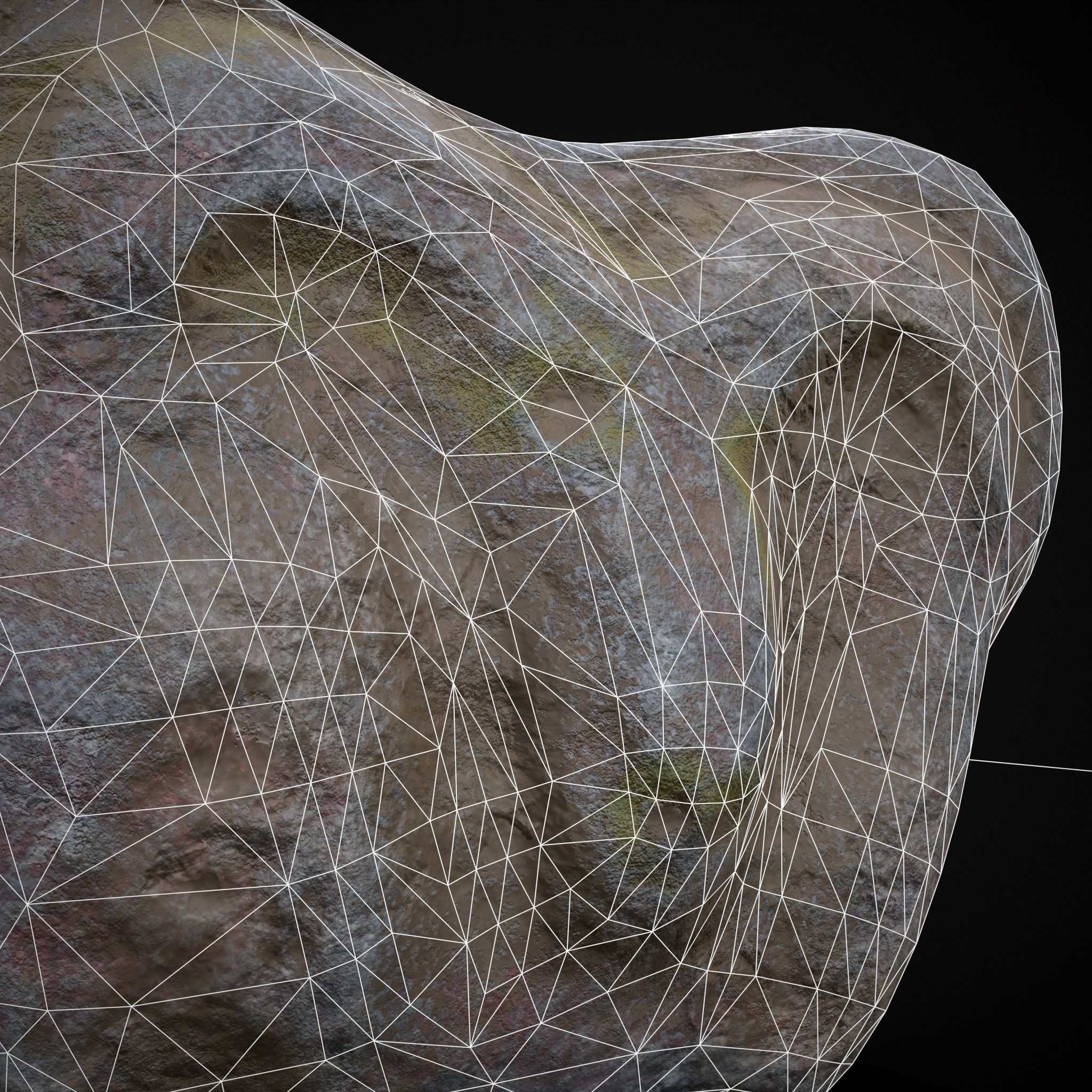 Medieval Animal Sculpture Low-poly 3D model_20