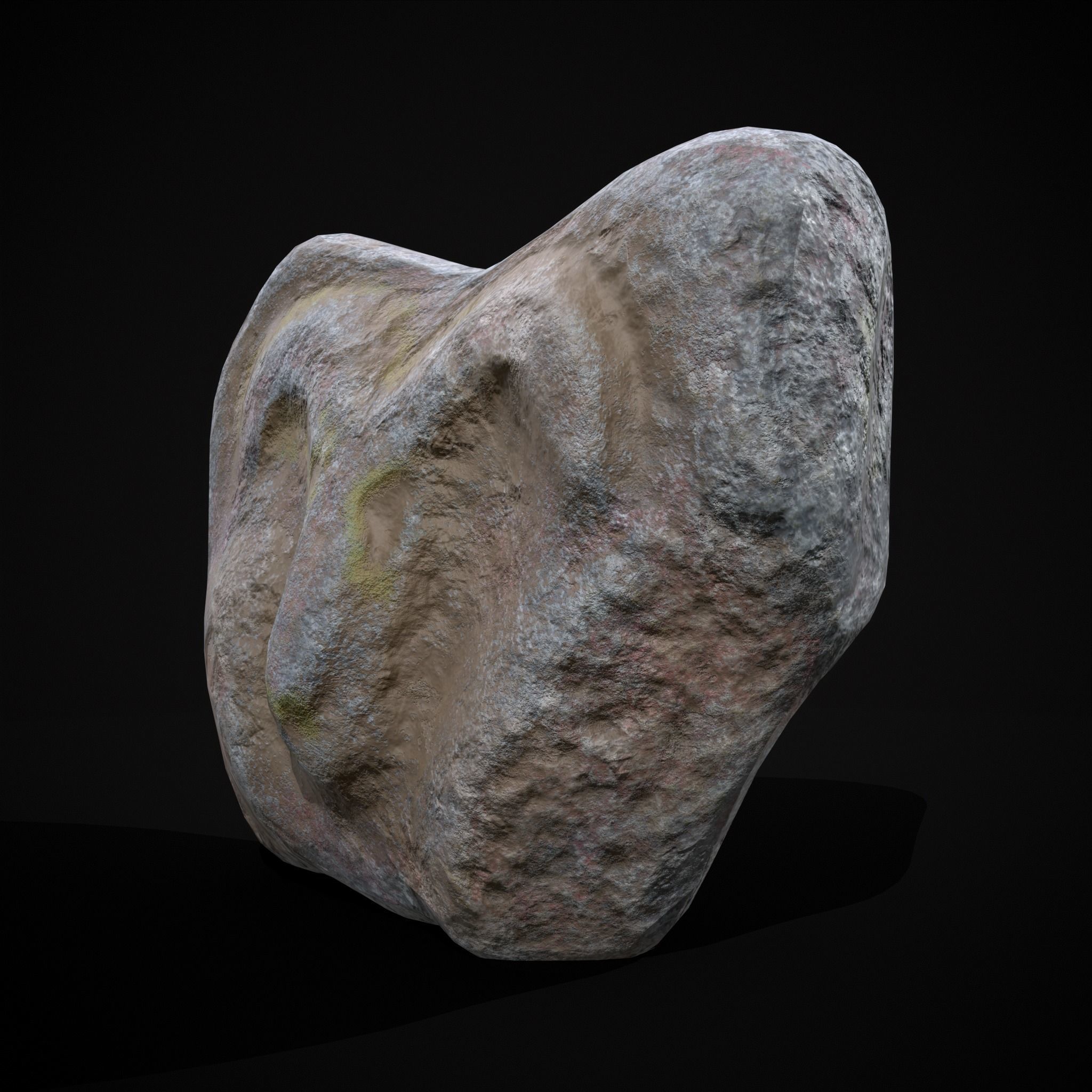 Medieval Animal Sculpture Low-poly 3D model_5