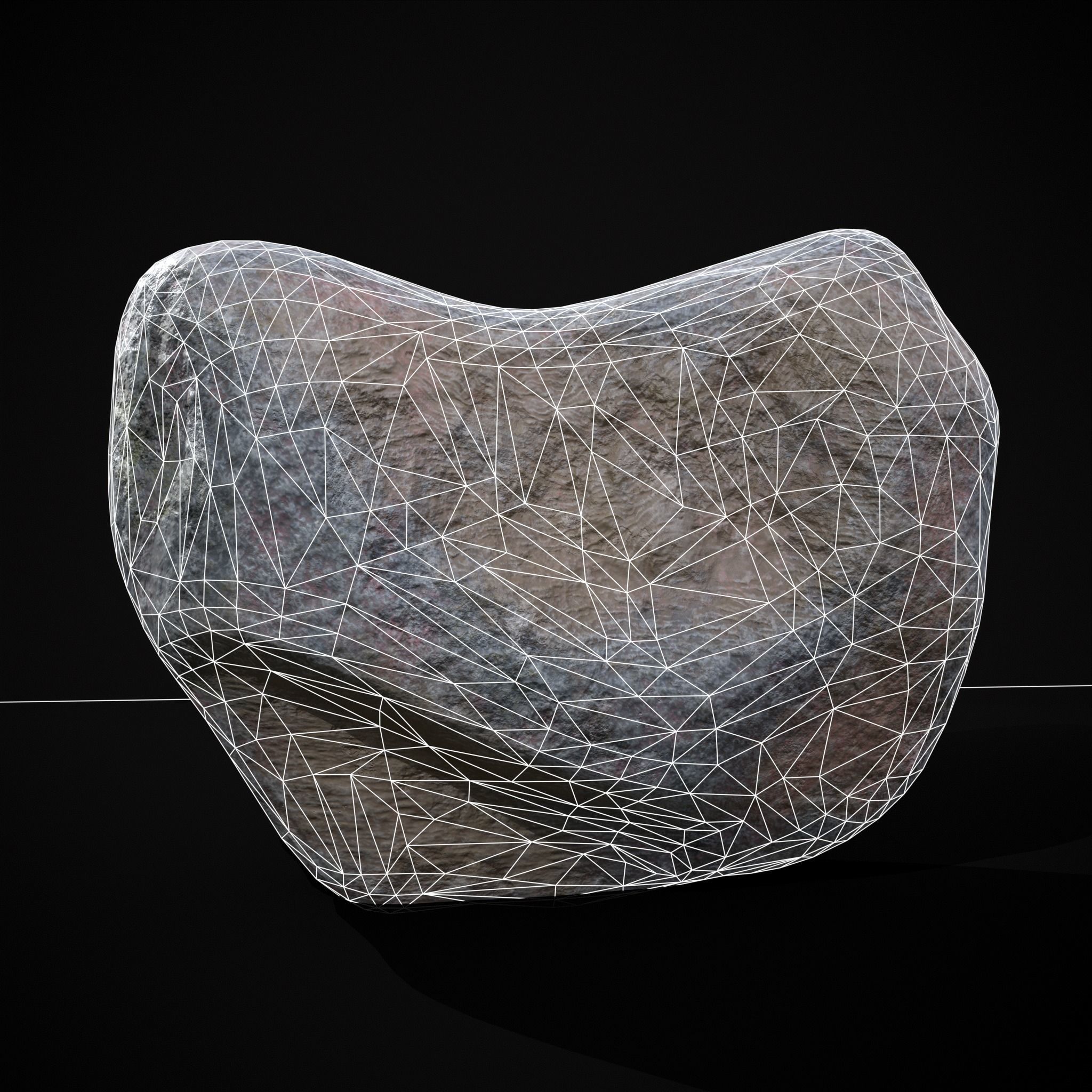 Medieval Animal Sculpture Low-poly 3D model_12