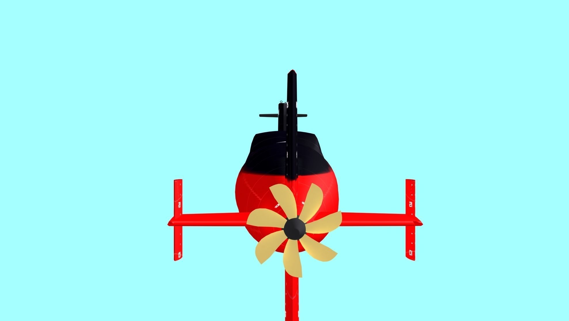 Ben Franklin Class USS Will Rogers SSBN-659 3D model_15