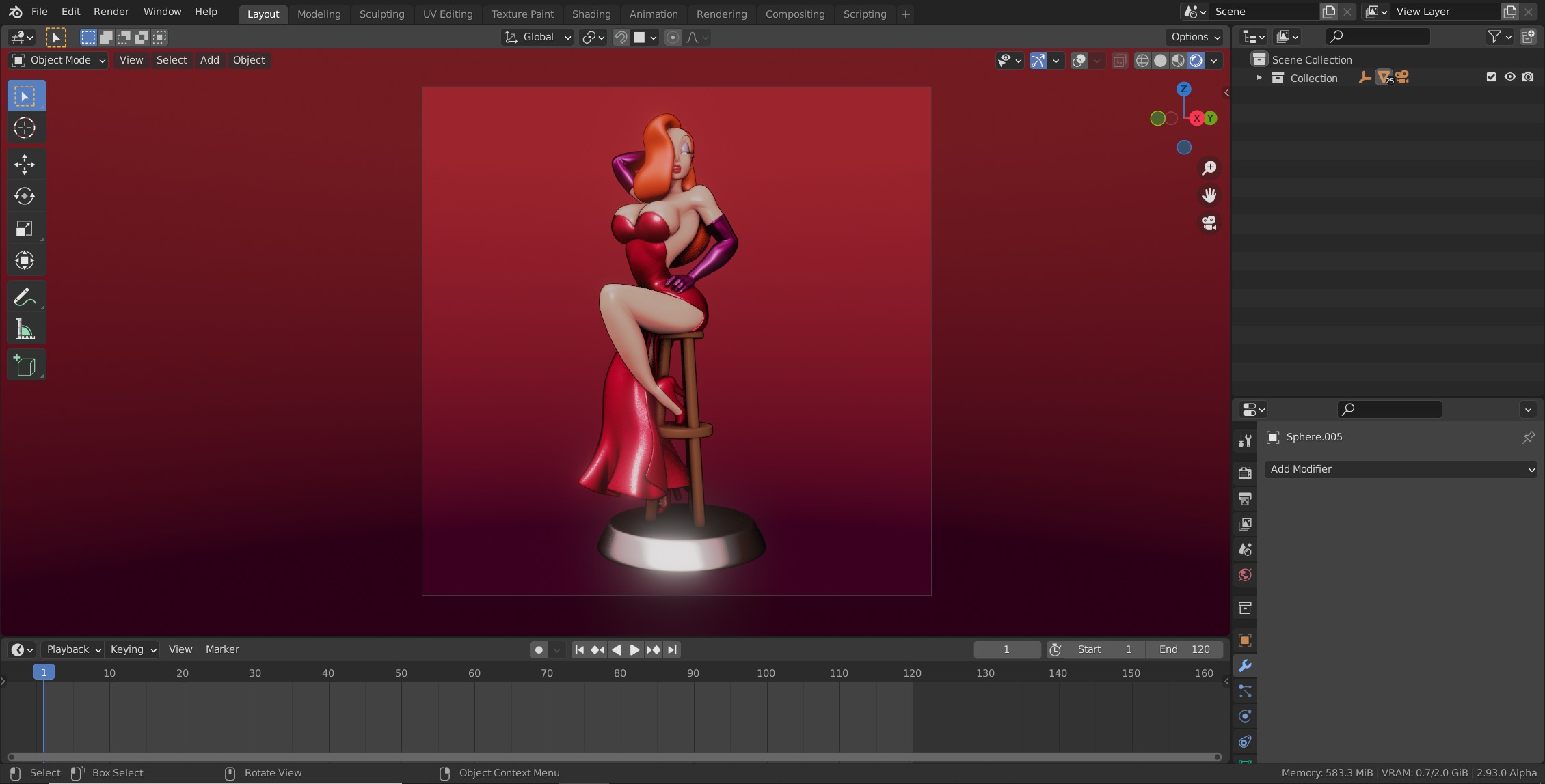 Jessica Rabbit 3D model_3