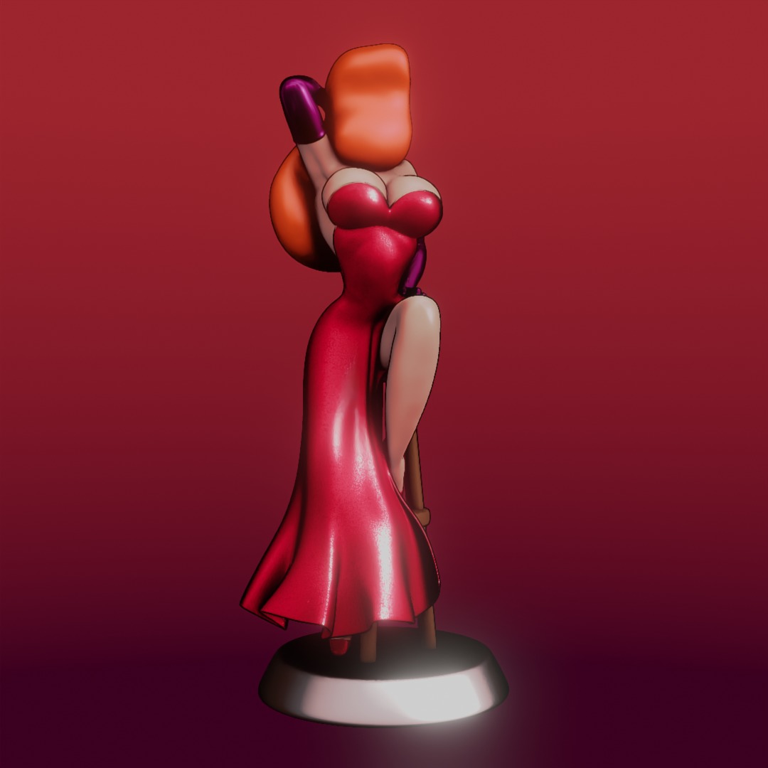 Jessica Rabbit 3D model_2