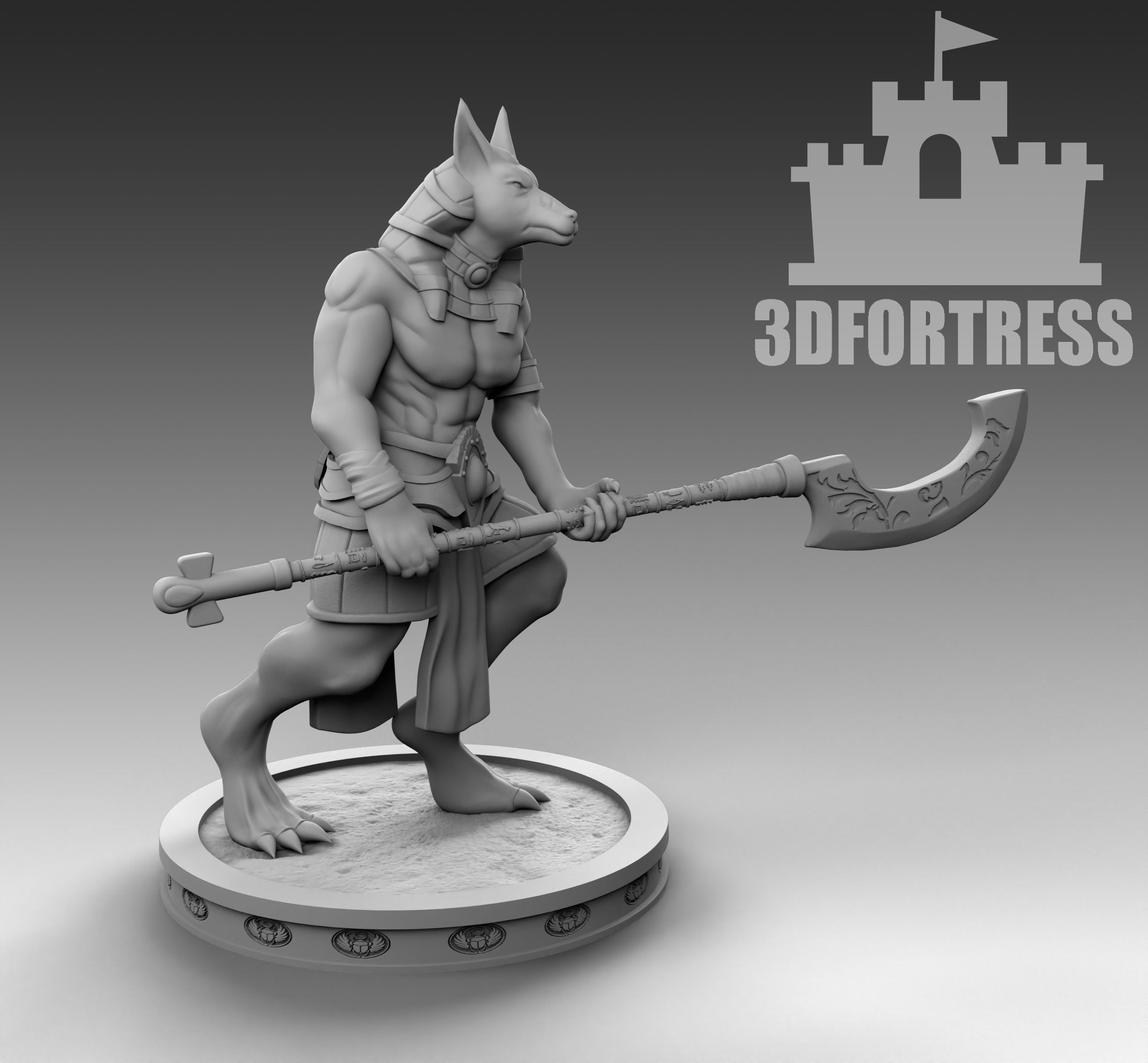 Anubis 3D print model_1