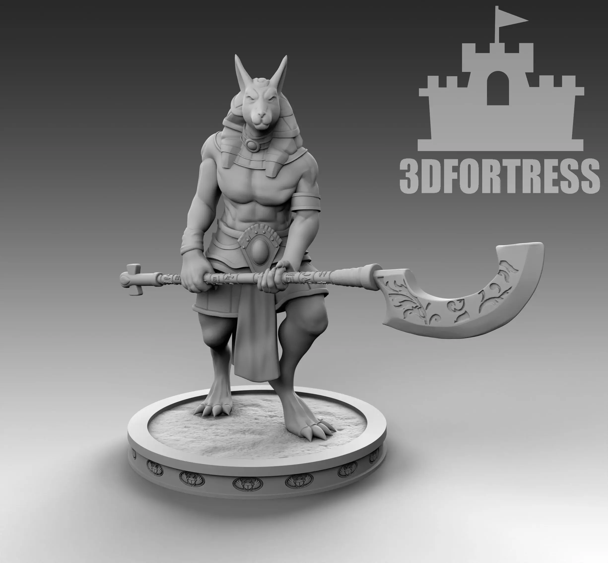 Anubis 3D print model_0