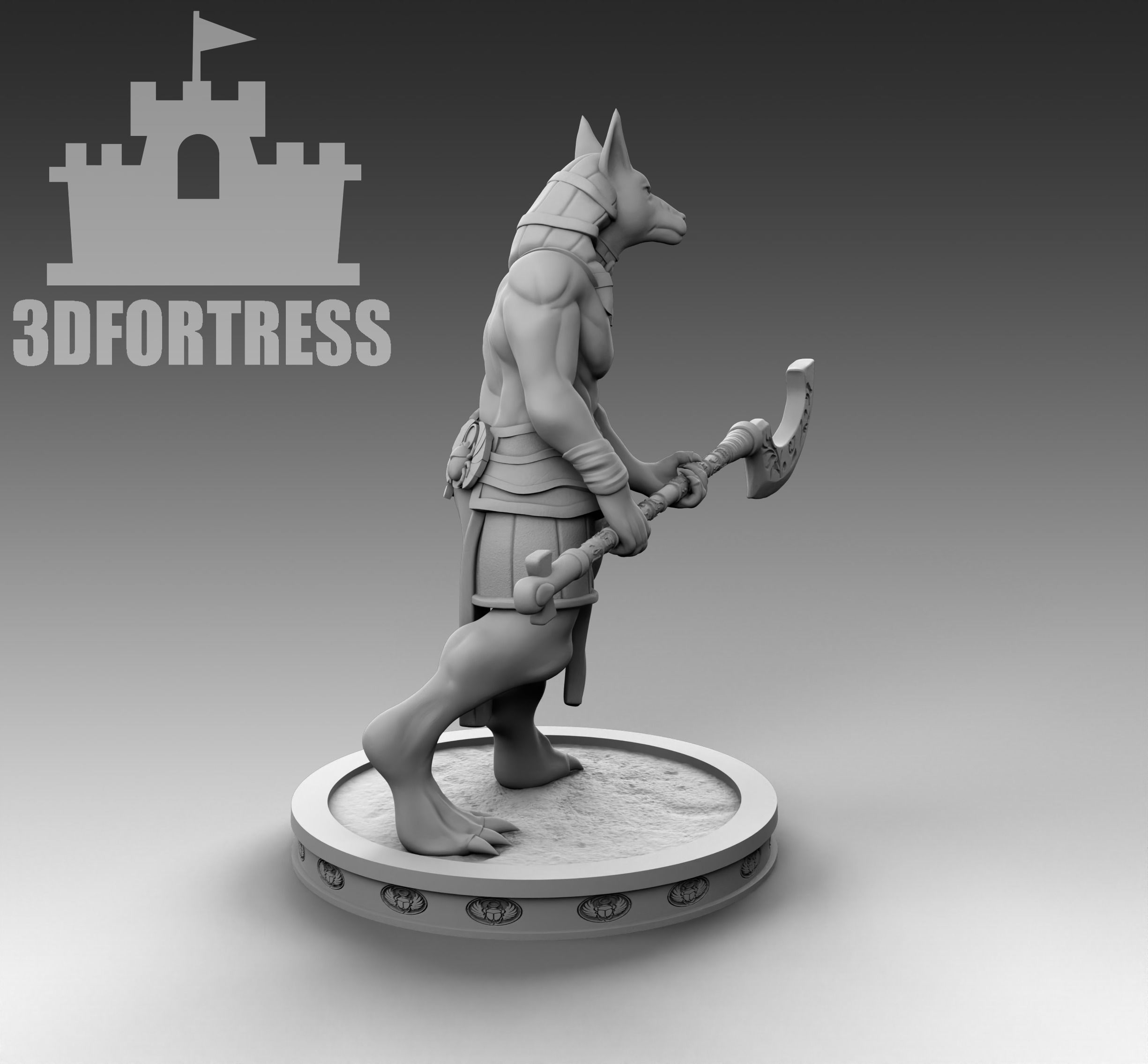 Anubis 3D print model_2