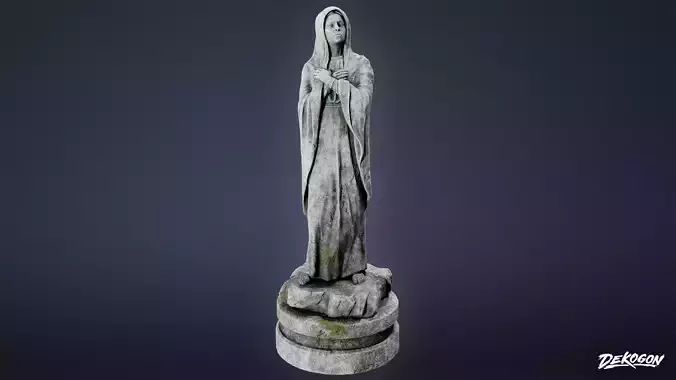 CEMETERY - Statue 22 - LOW POLY
