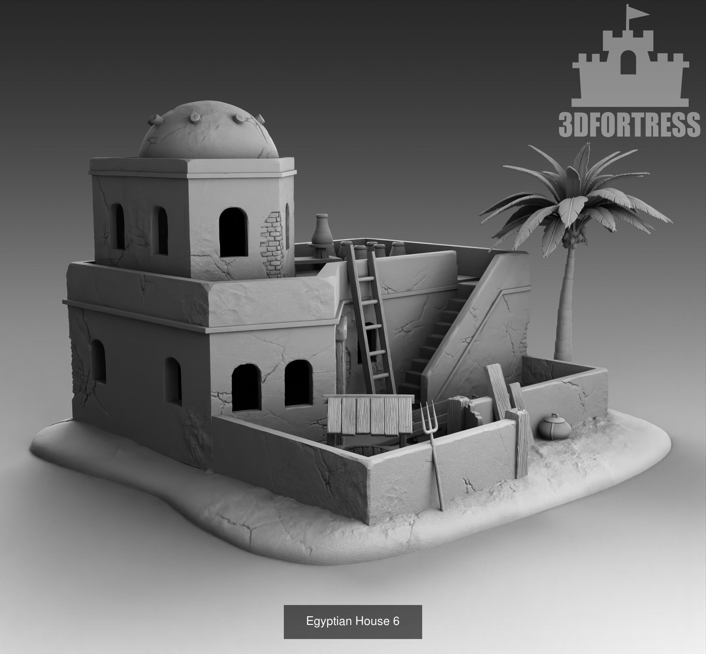 Egyptian architecture 3D Model Collection_16