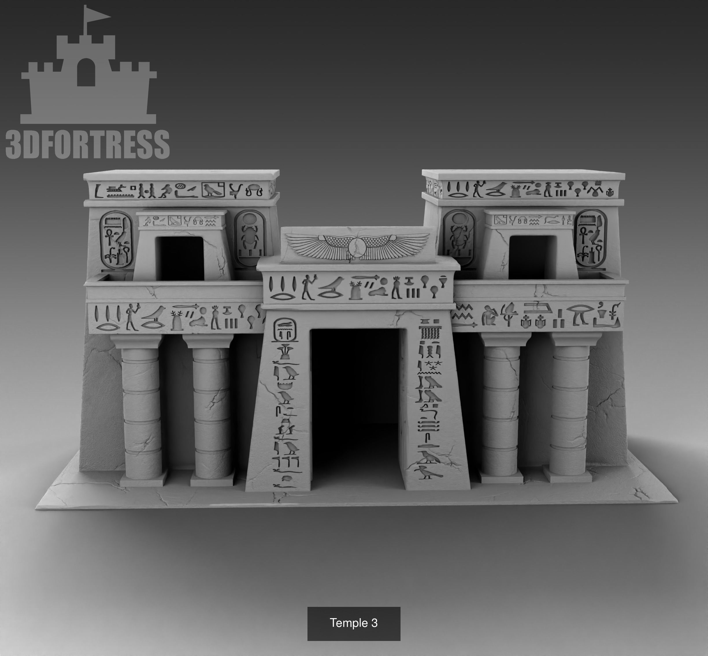 Egyptian architecture 3D Model Collection_10
