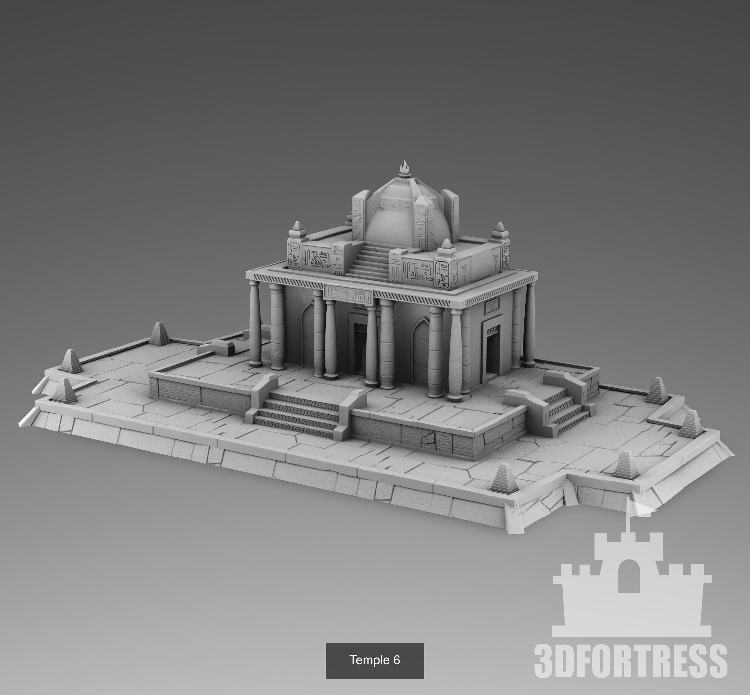 Egyptian architecture 3D Model Collection_7