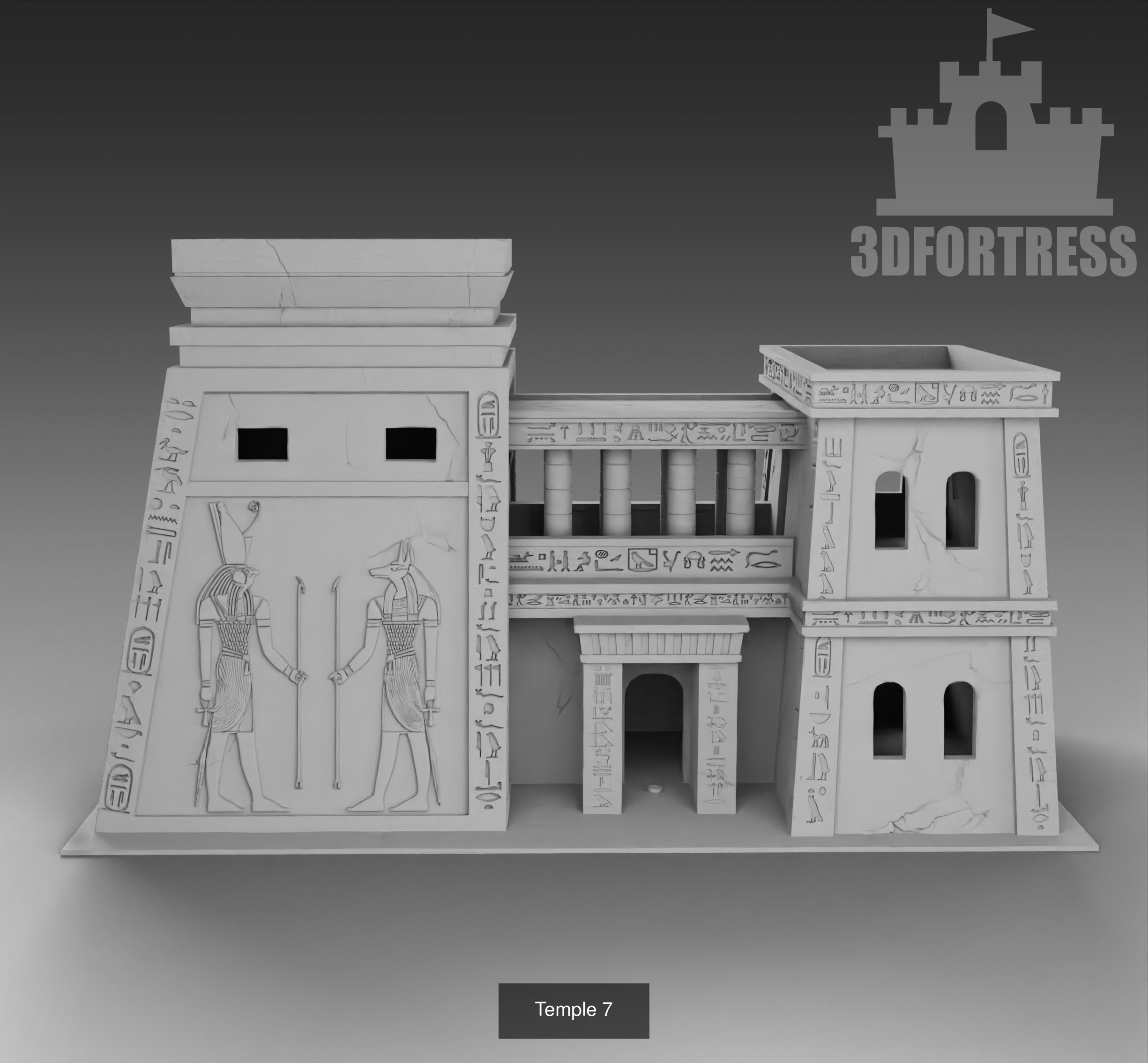 Egyptian architecture 3D Model Collection_6