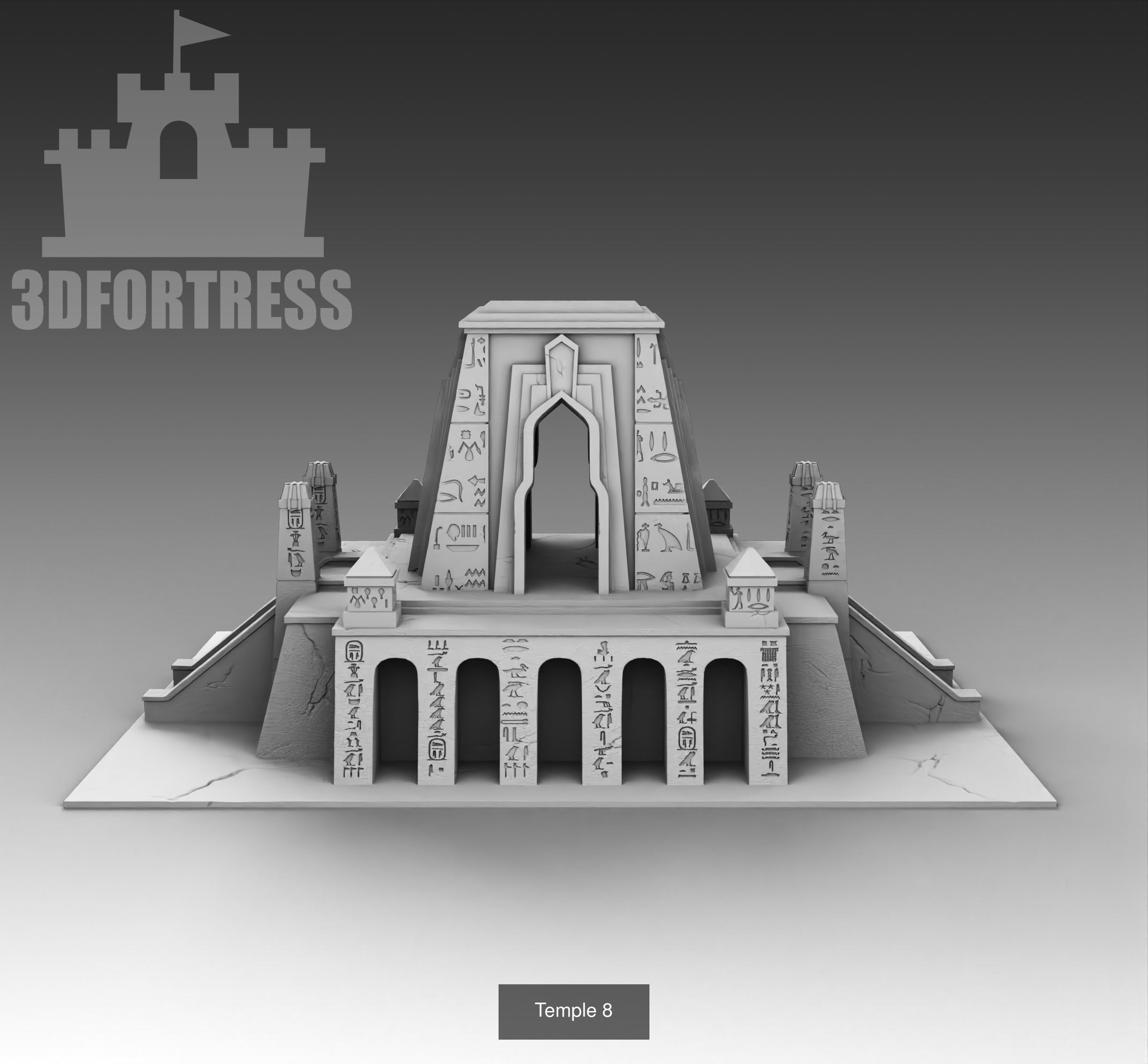 Egyptian architecture 3D Model Collection_5