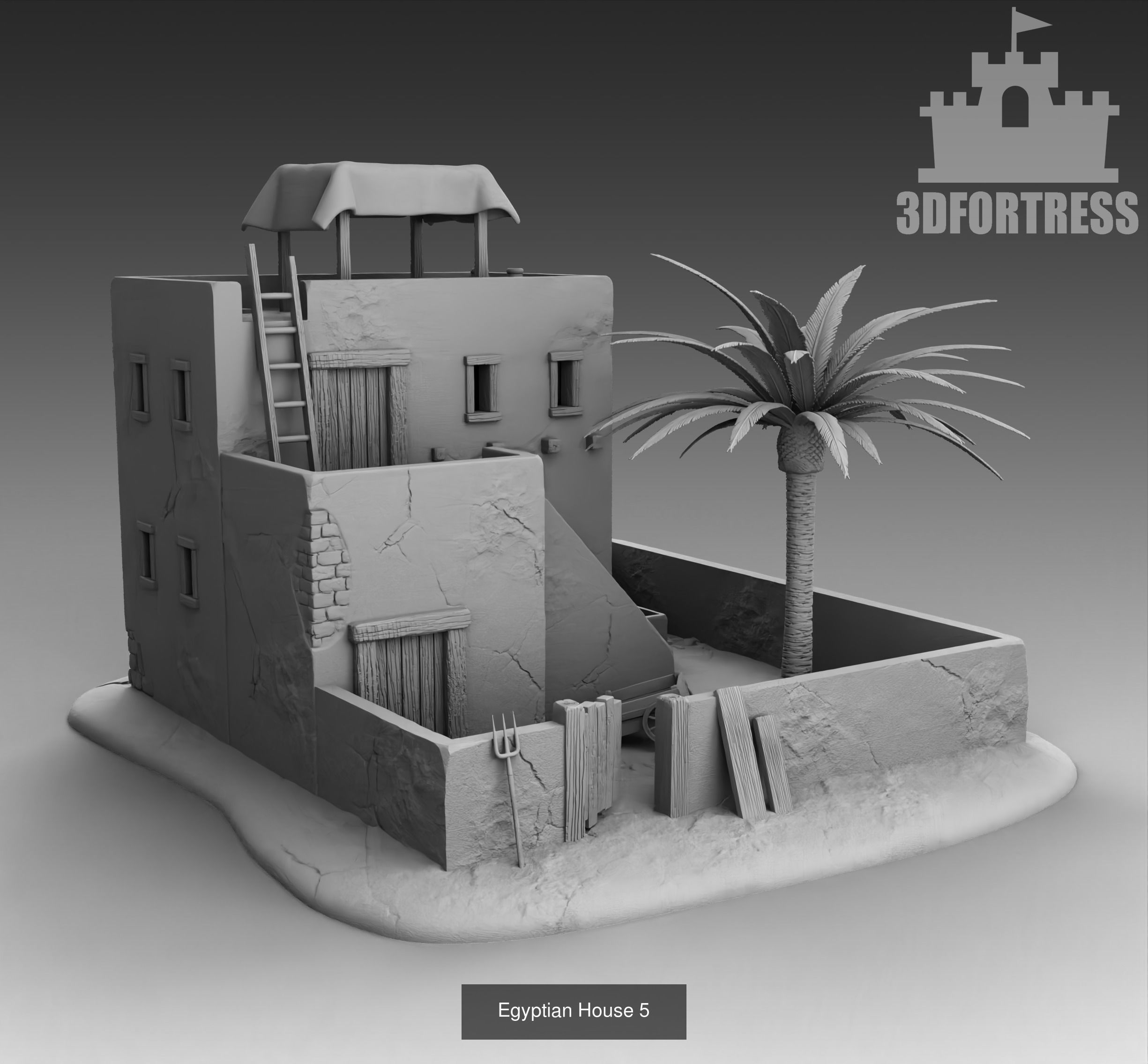 Egyptian architecture 3D Model Collection_17