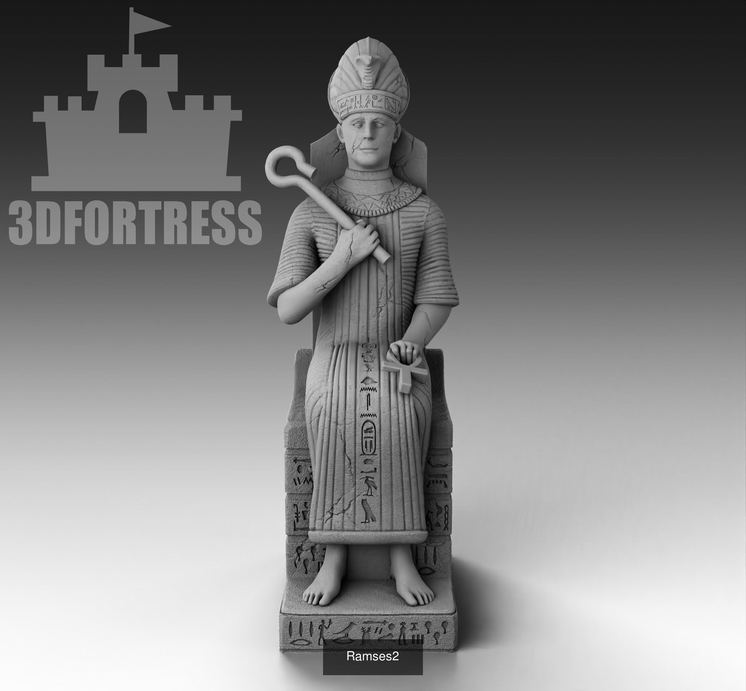 Egyptian architecture 3D Model Collection_27