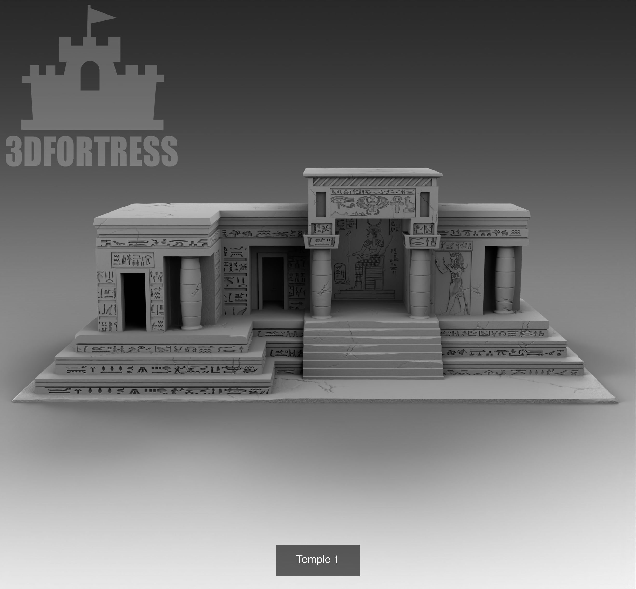 Egyptian architecture 3D Model Collection_13