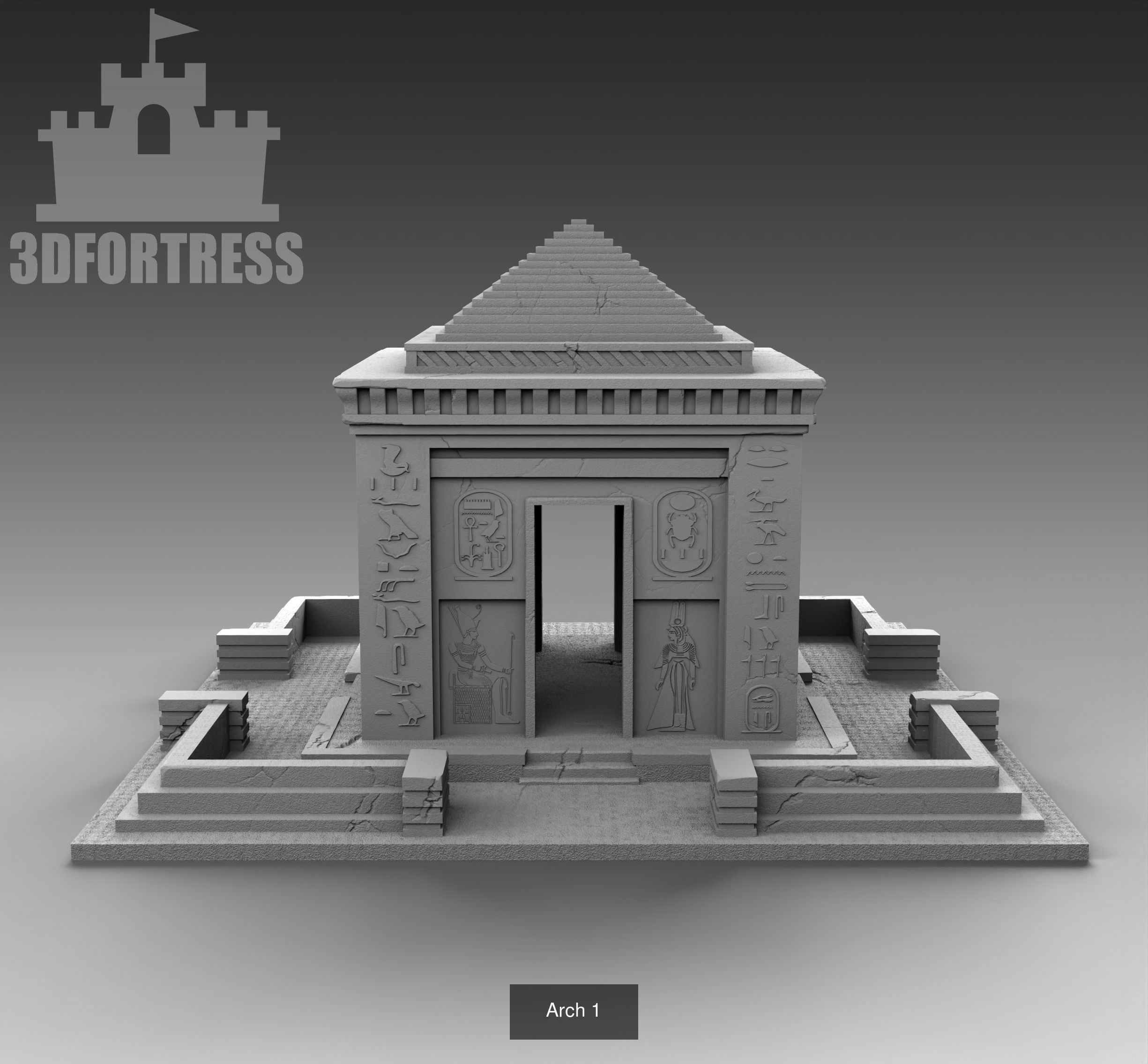 Egyptian architecture 3D Model Collection_24