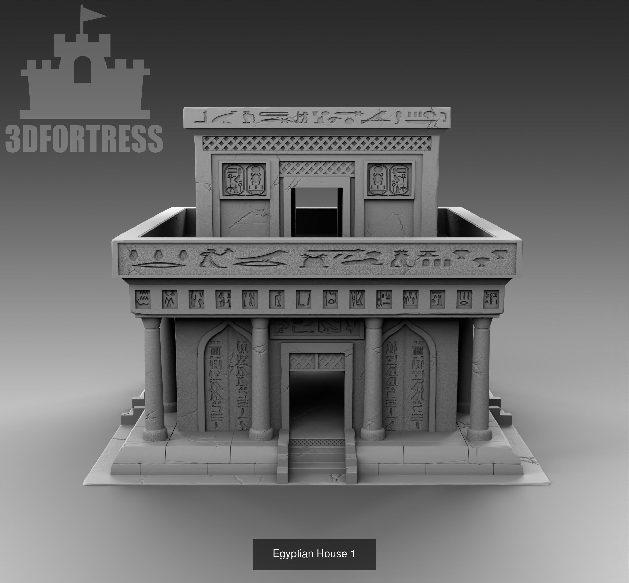 Egyptian architecture 3D Model Collection_21